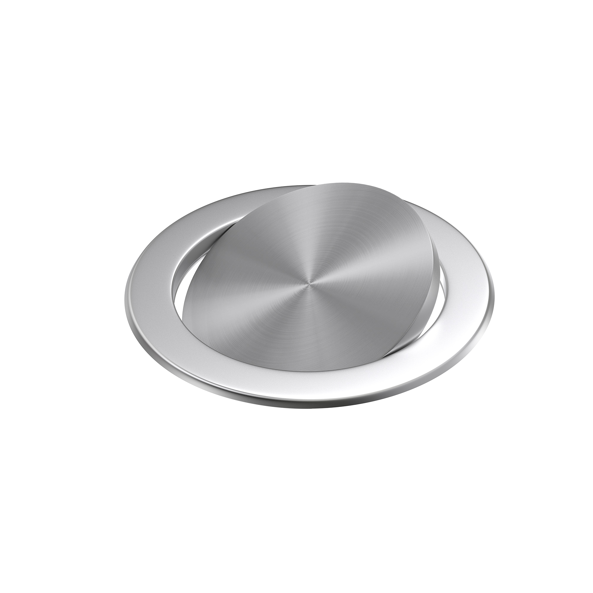 Table-Mount Dustbin-Lid Swing Bin