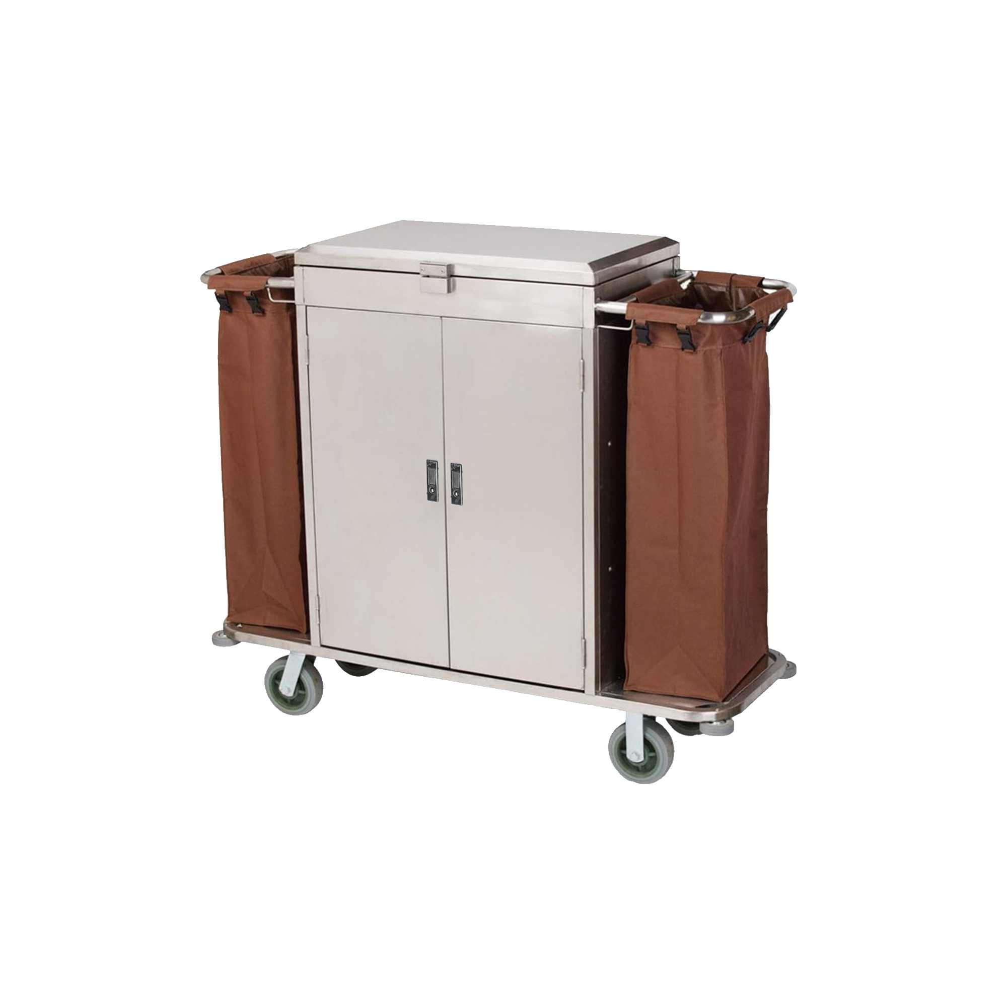 Brown Housekeeping Trolley