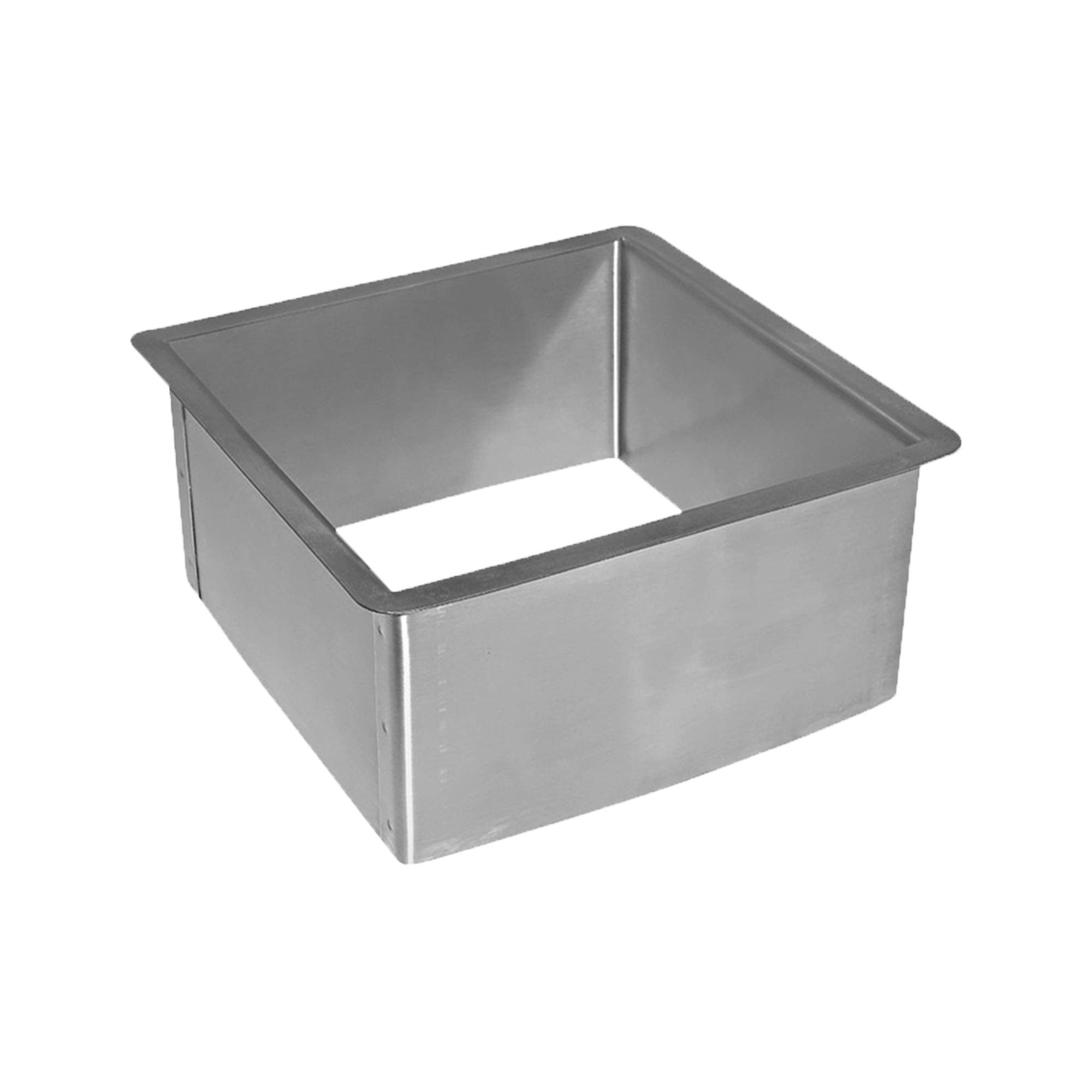 Stainless Steel Square Countertop Waste Bin for Washroom
