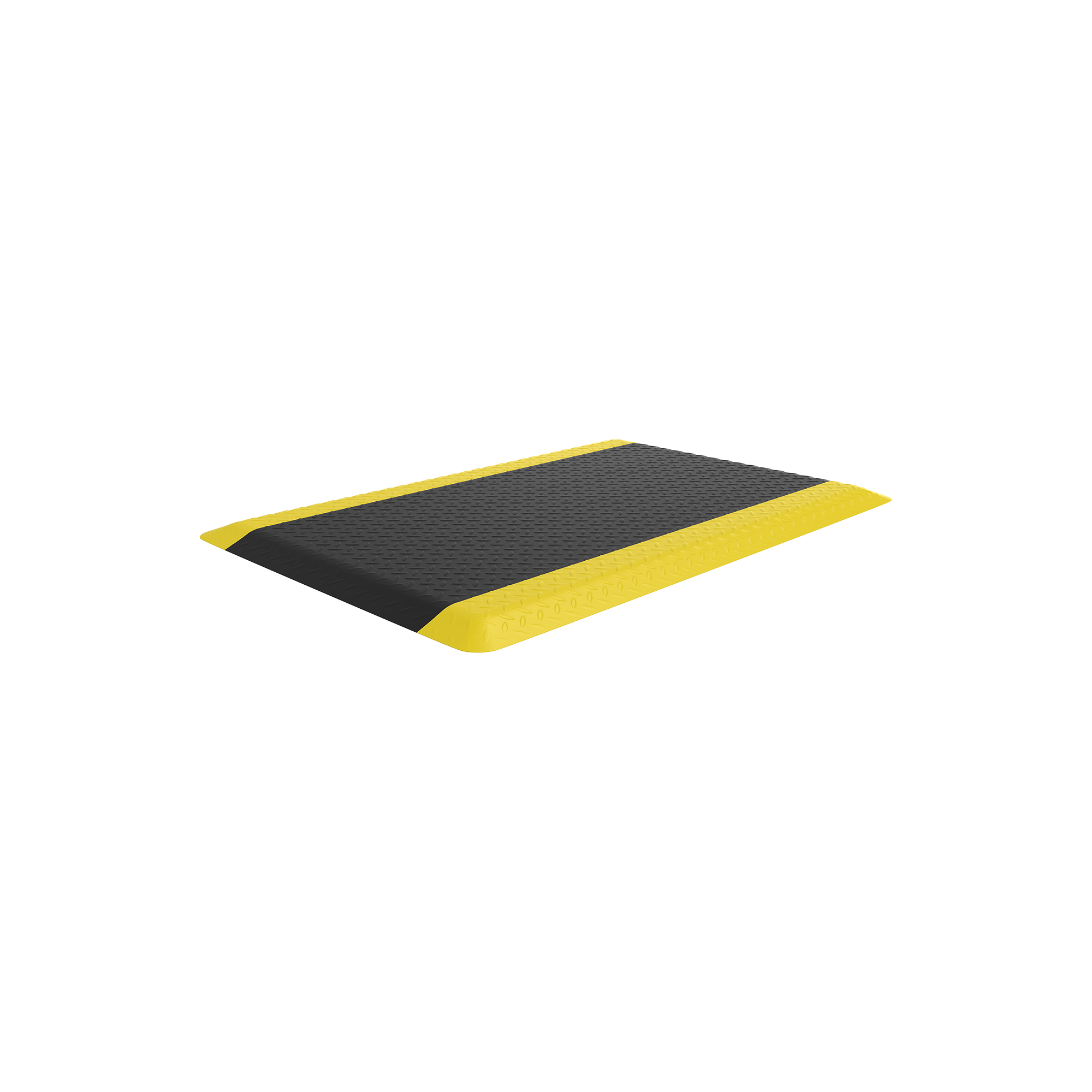 Yellow Anti-Fatigue Industrial Mat with Rubber Material