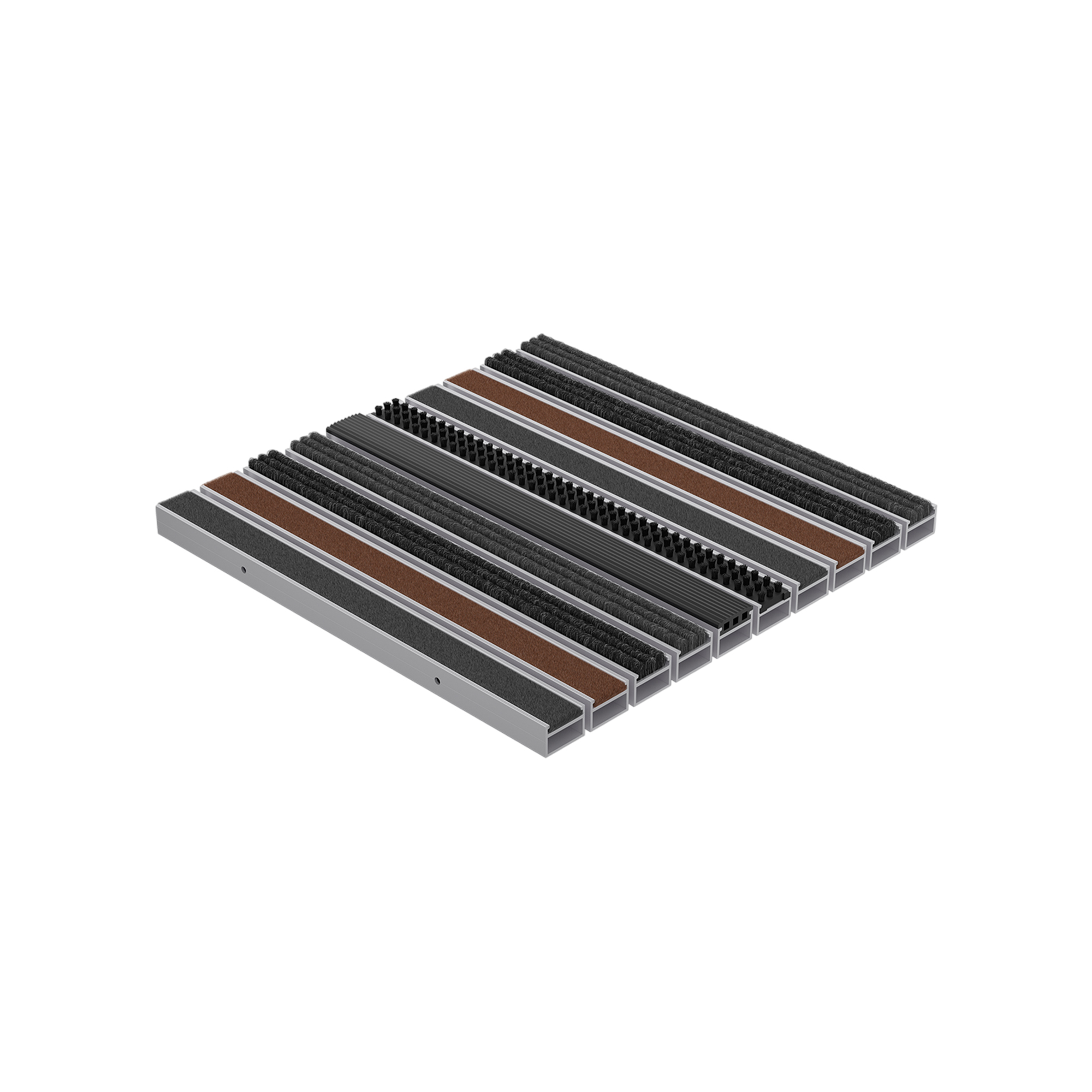 Recessed-Rolling Aluminium Matting