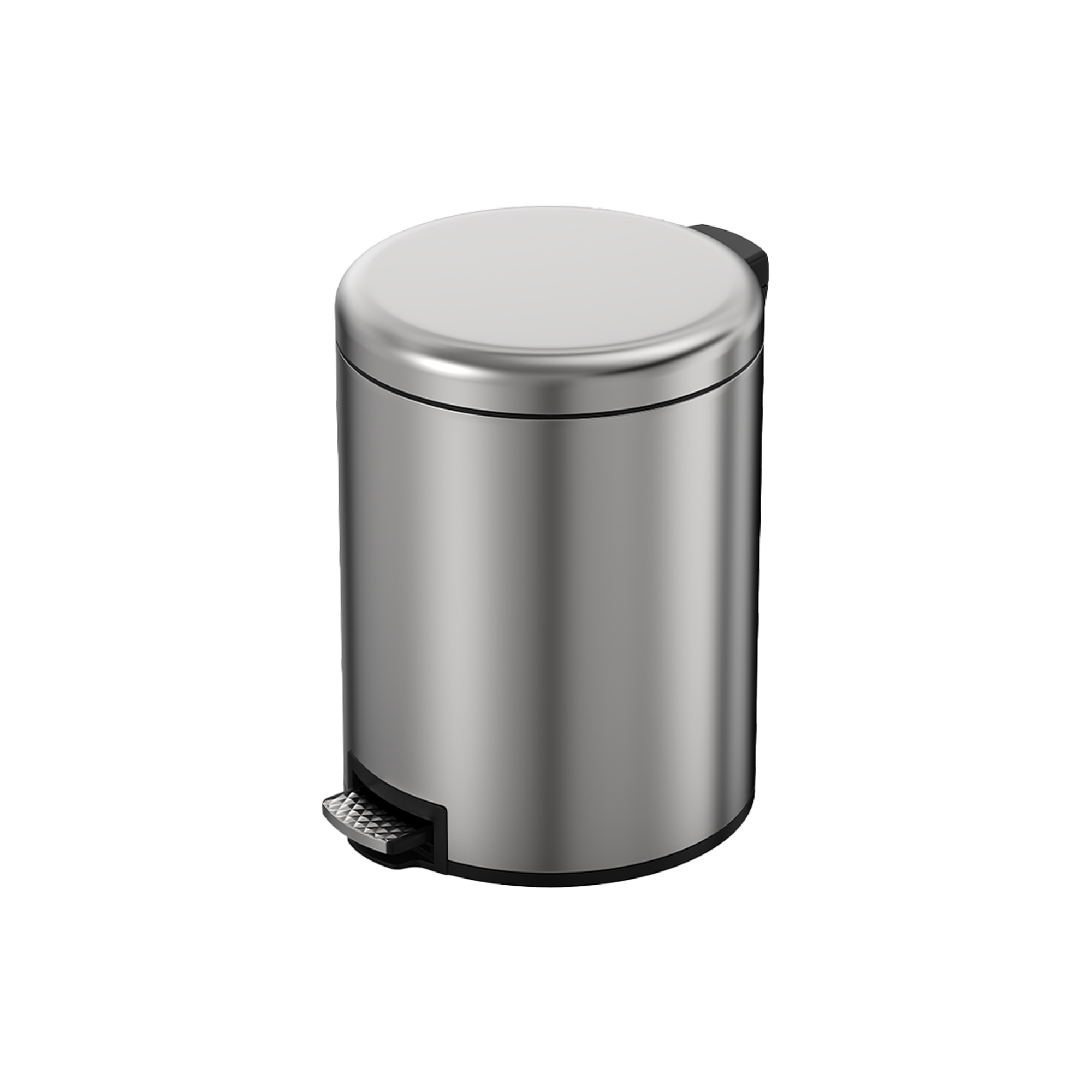 12L Stainless-Steel Round Pedal Bin