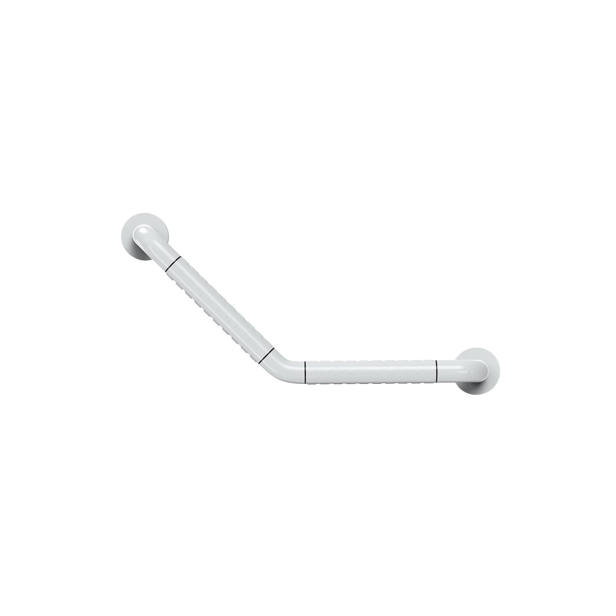 Stainless Steel White Handicap Grab Bar, Tube-Coated