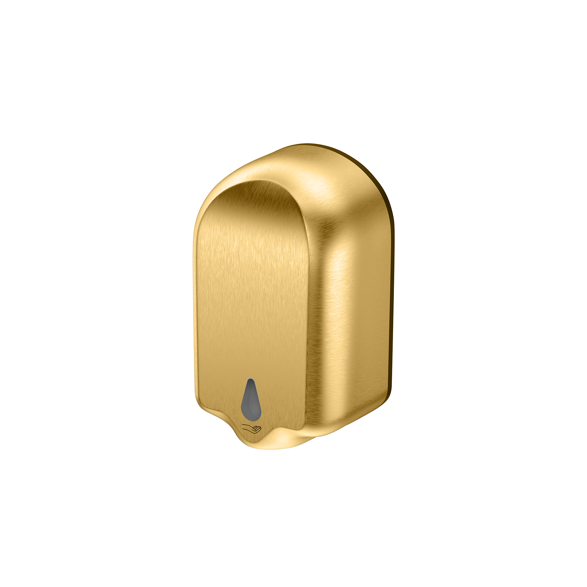 Gold Wall-Mounted Matt-Finish Soap Dispenser