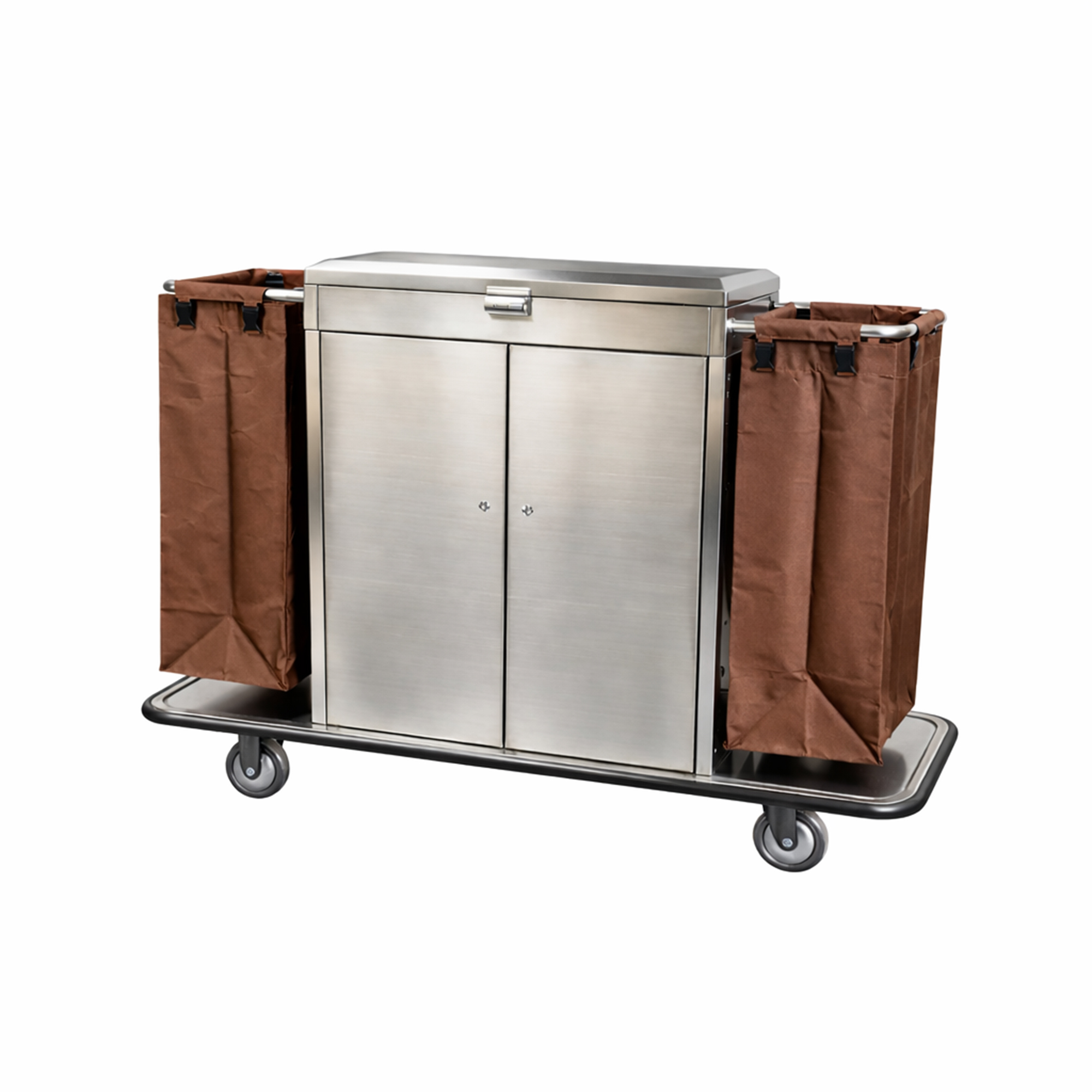 Brown Housekeeping Trolley