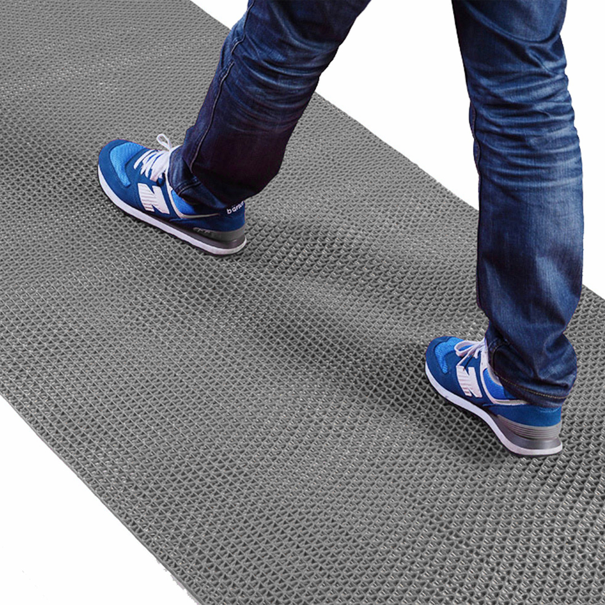 PVC Vinyl Zigzag Entrance Mat with Anti-Slip