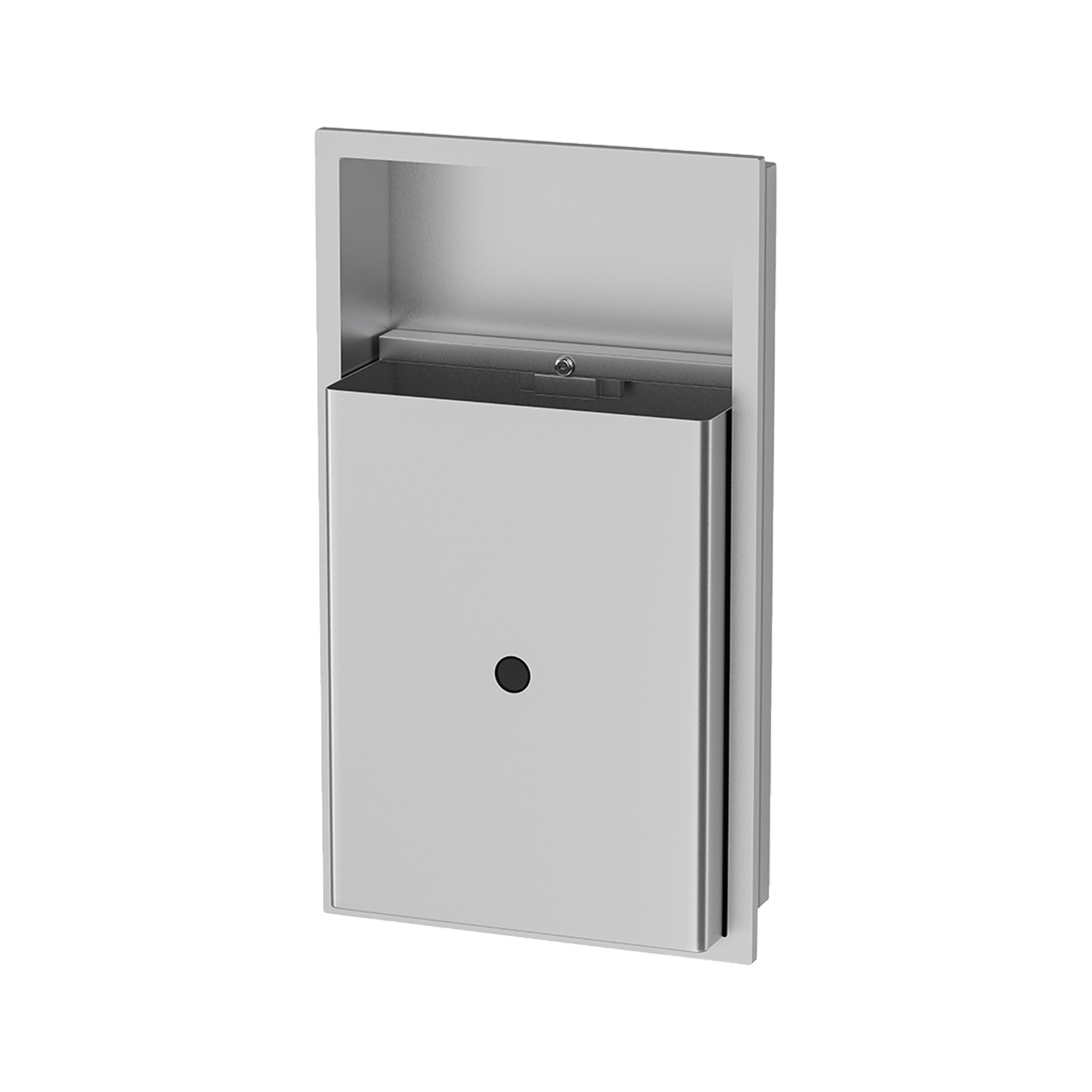 304 Stainless Steel 16L Recessed Panel with Waste Bin