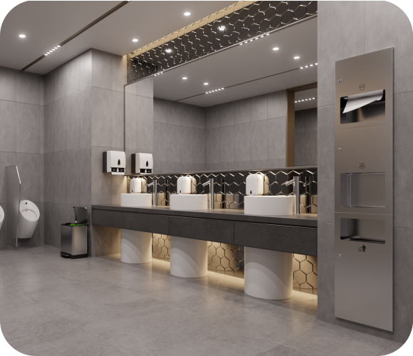 India Certified Leader in washroom automation badge