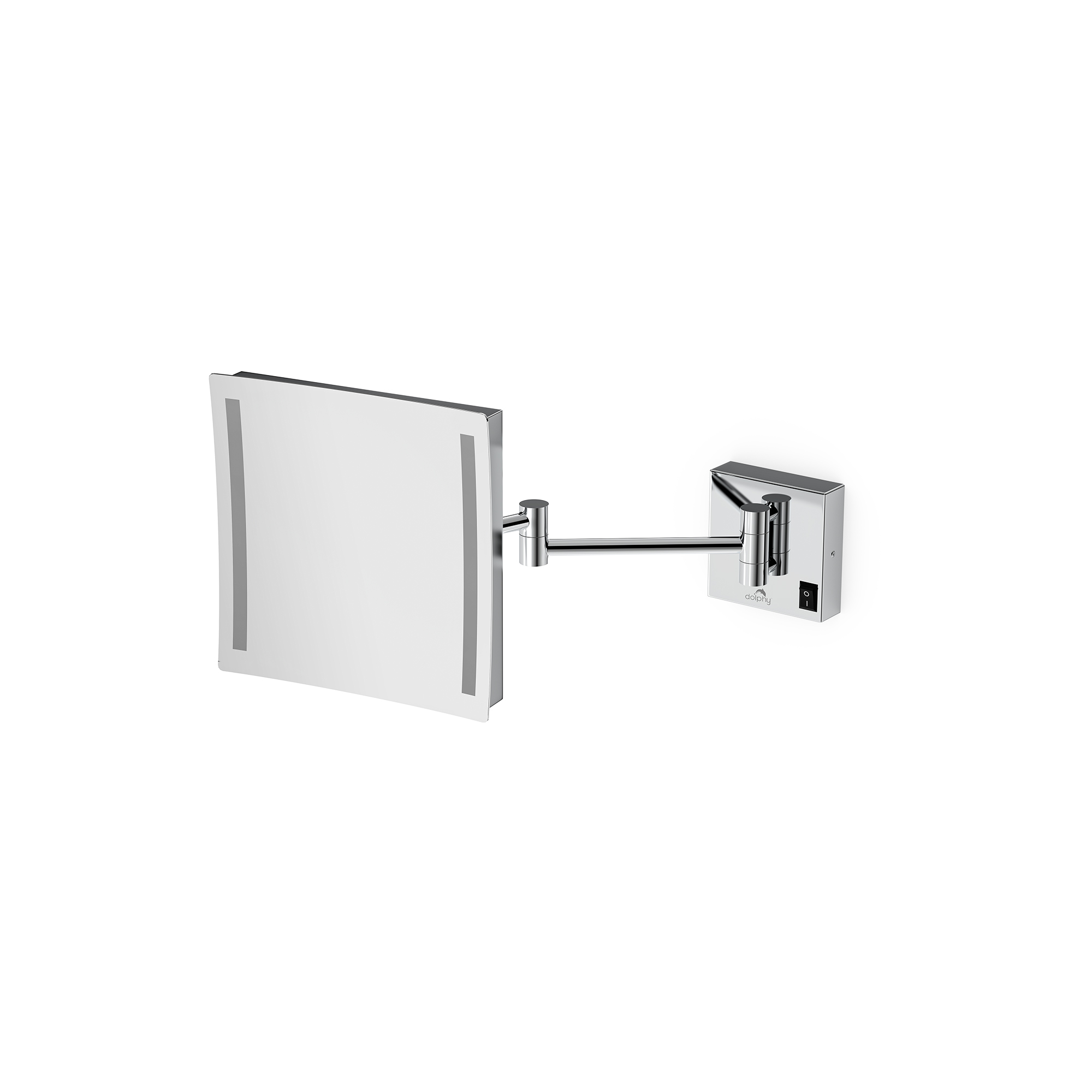 Frameless Square Wall-Mounted Mirror