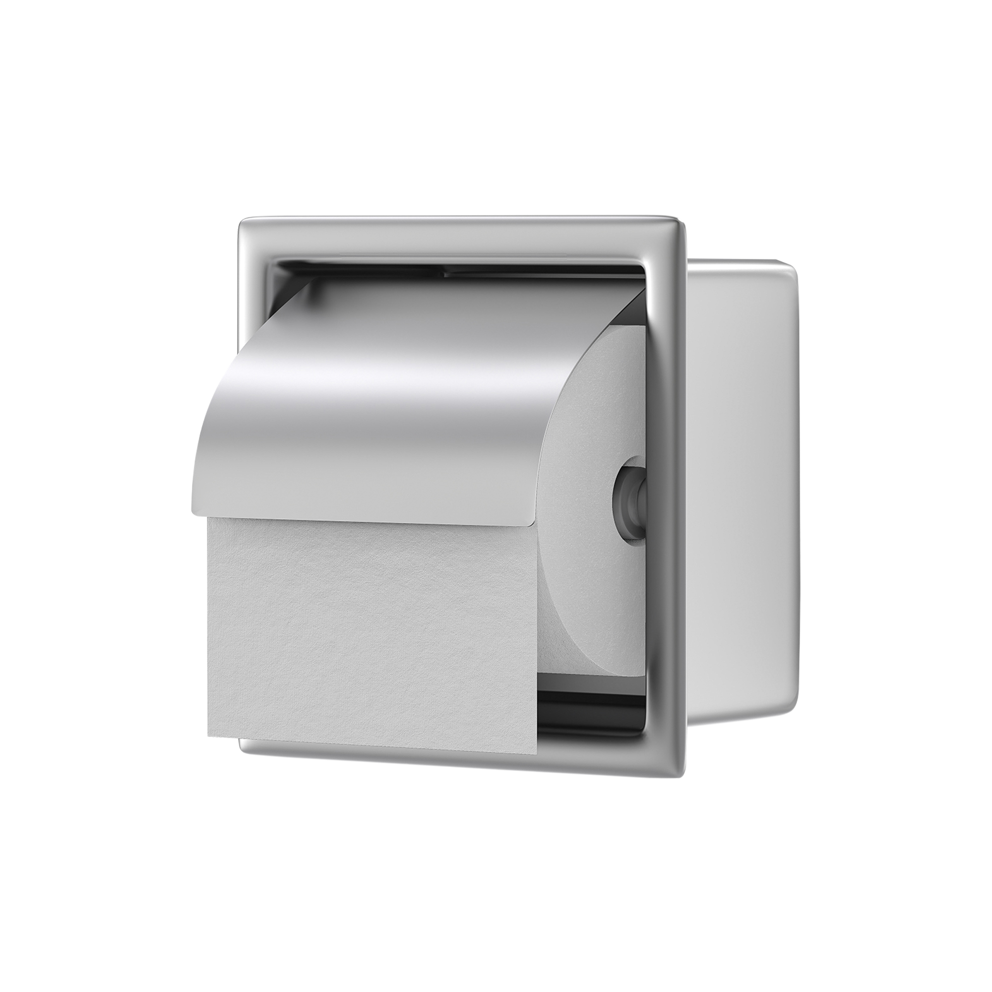 Silver Manual Toilet Tissue Paper Holder