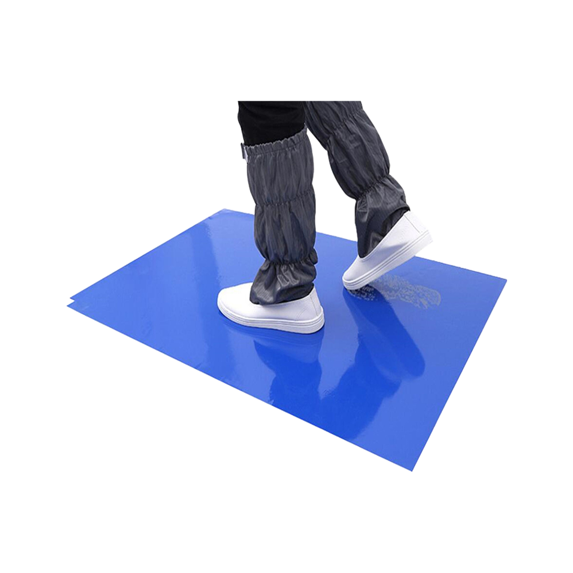 Blue Clean-Room Sticky Mat with Non-Slip Film