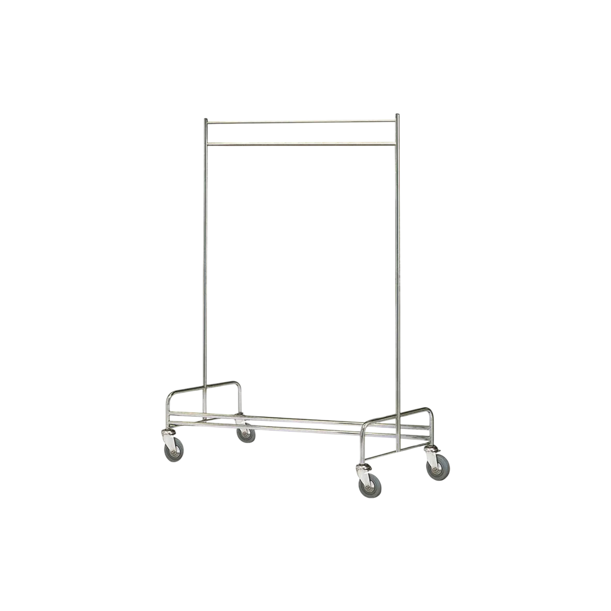 Stainless-Steel Polished-Finish Laundry Trolley for Hotel