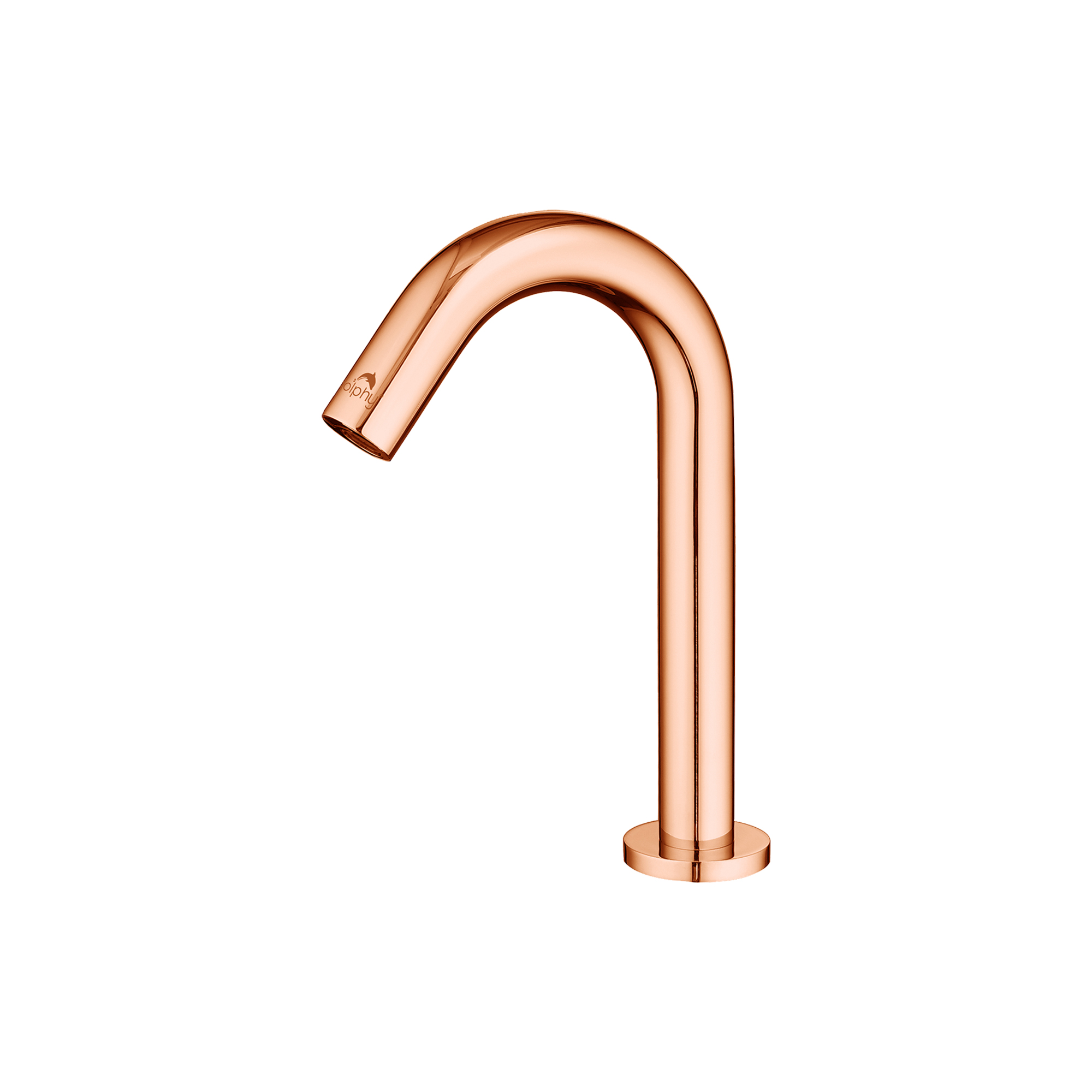 Rose Gold Chrome-Plated Brass Infrared Sensor Tap