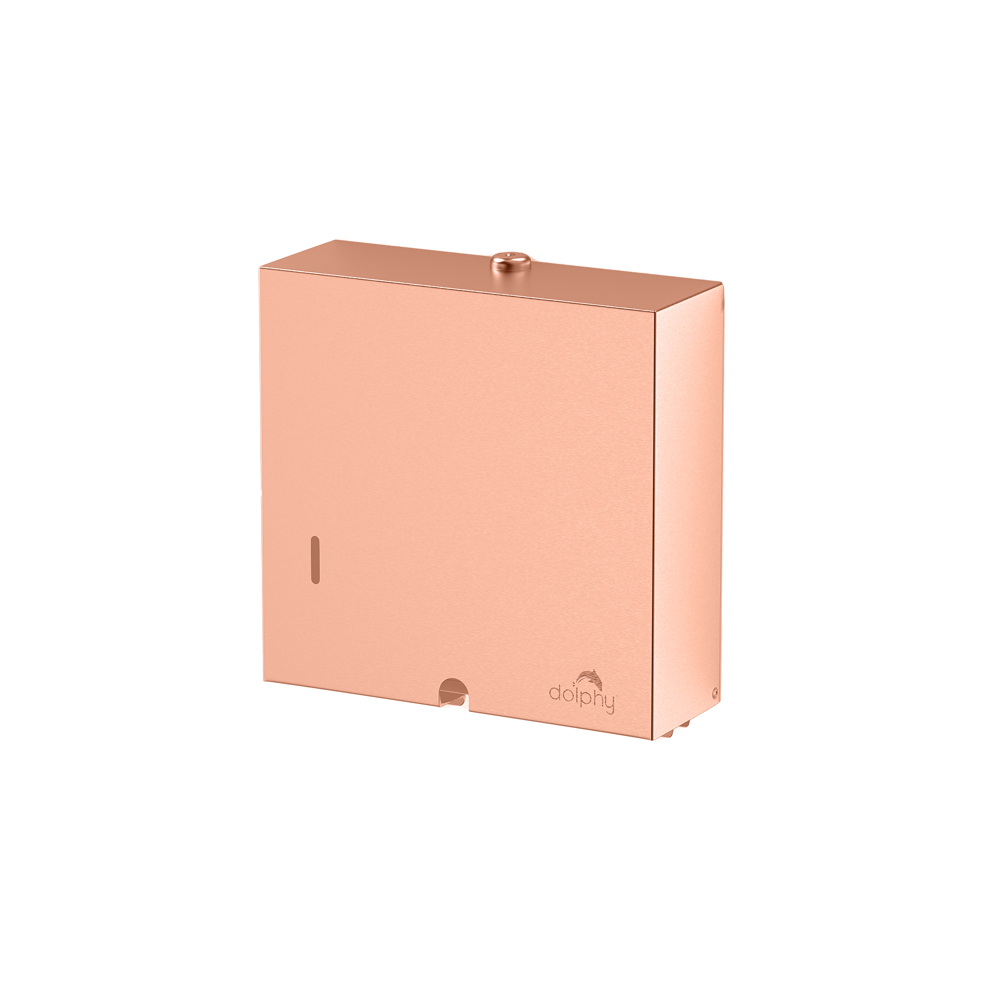 Rose Gold Manual Stainless Steel Paper Dispenser
