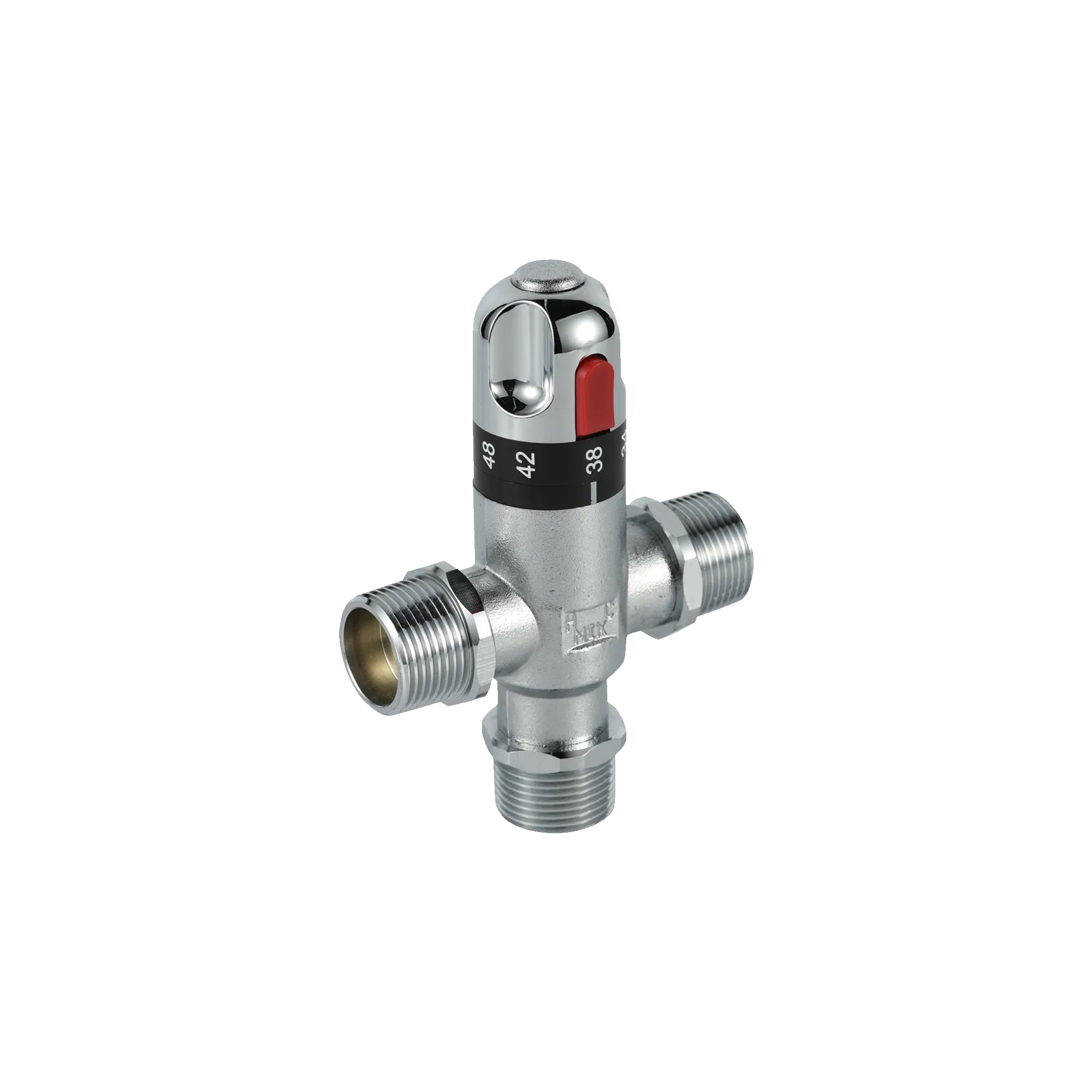 Chrome-Plated Thermostatic Mixing Valve