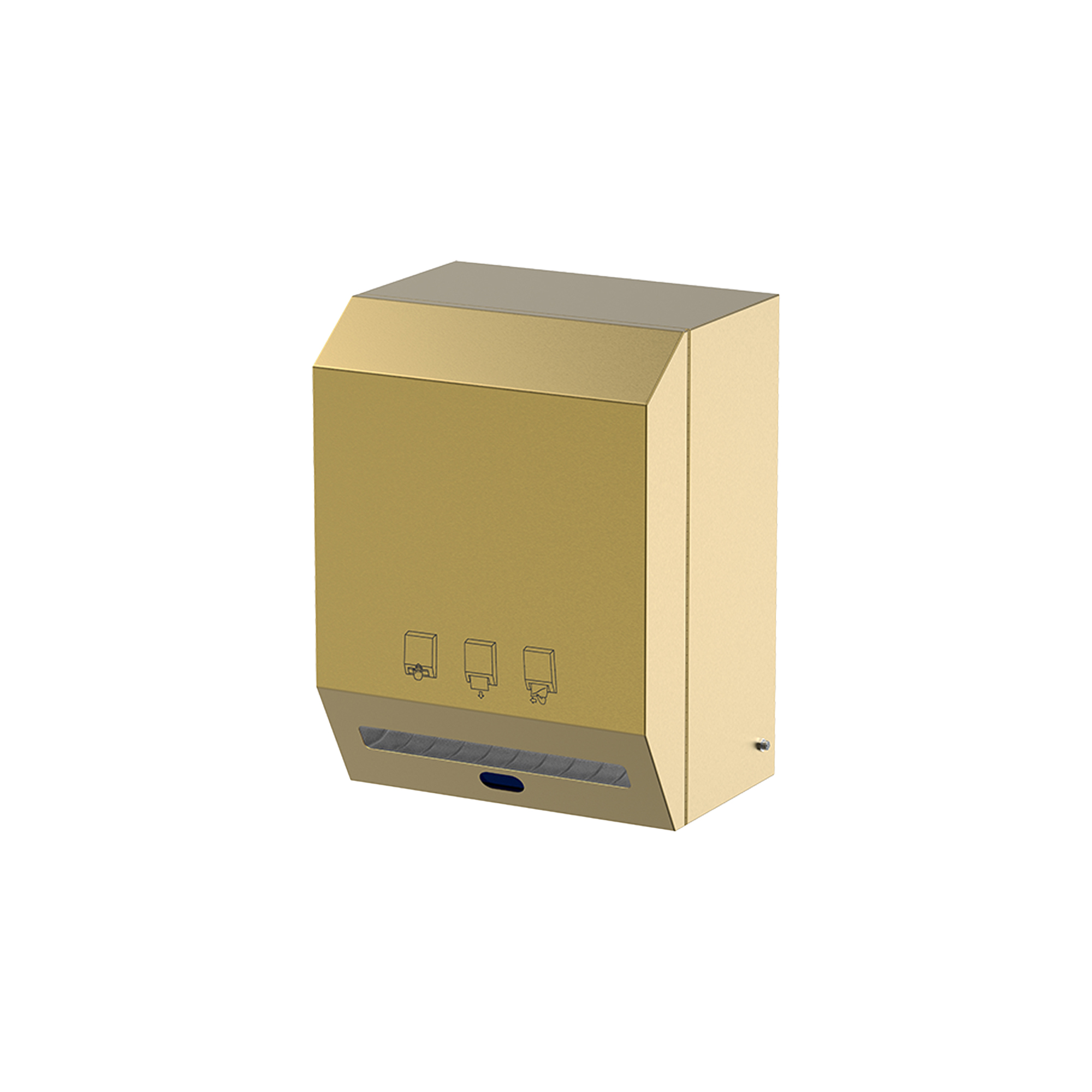 304 SS Gold Paper Dispenser (Electrical + Battery)