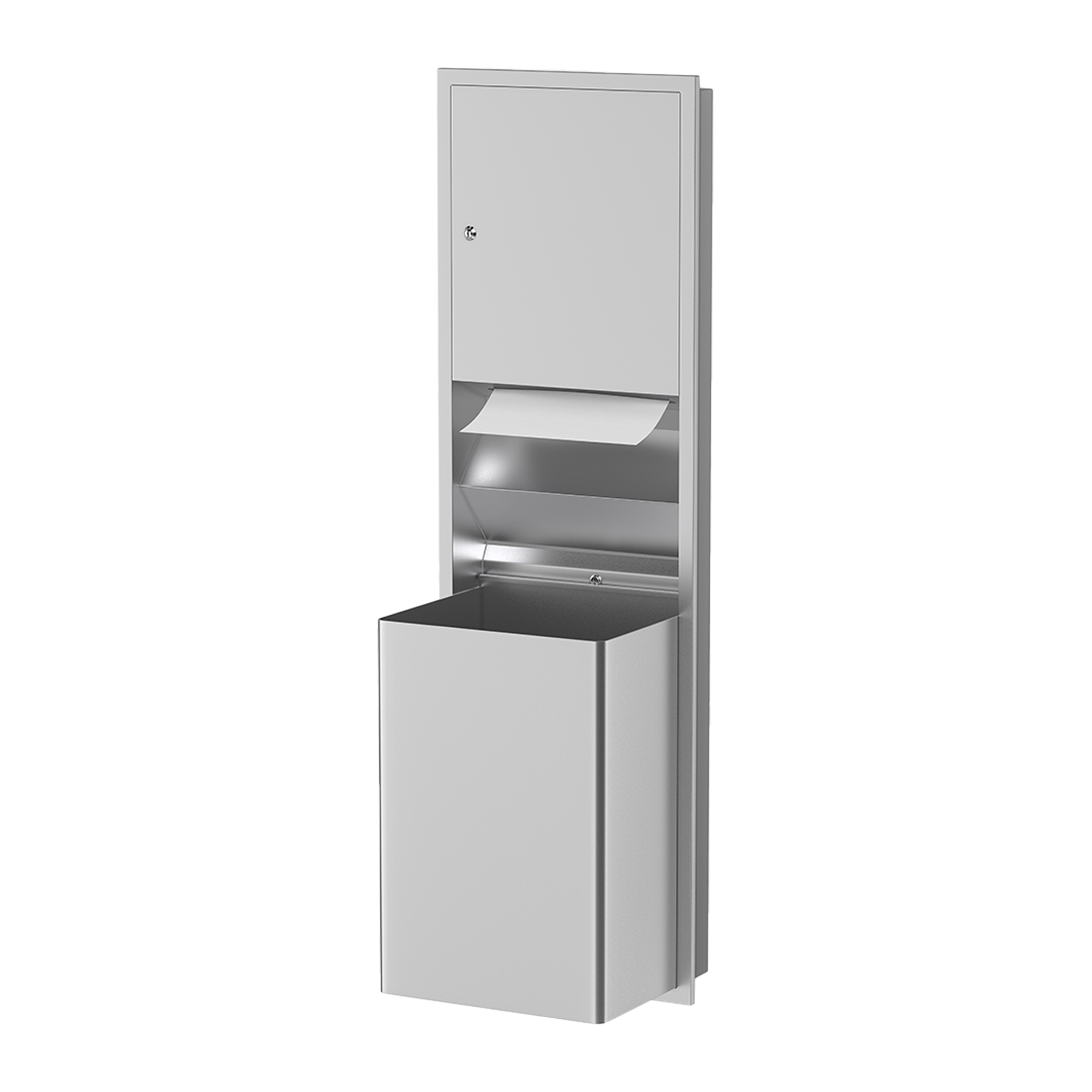 2-in-1 Recessed Panel with Waste Bin