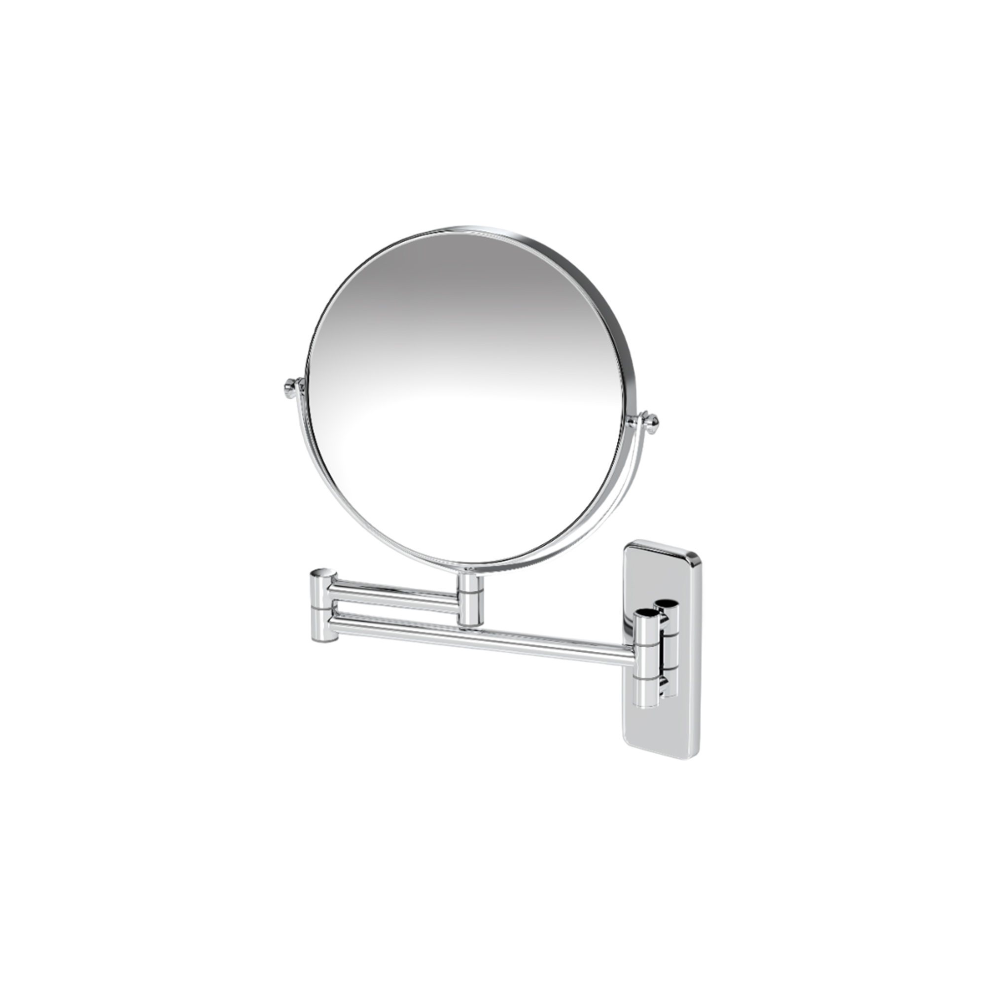 Wall-Mounted Round Mirror