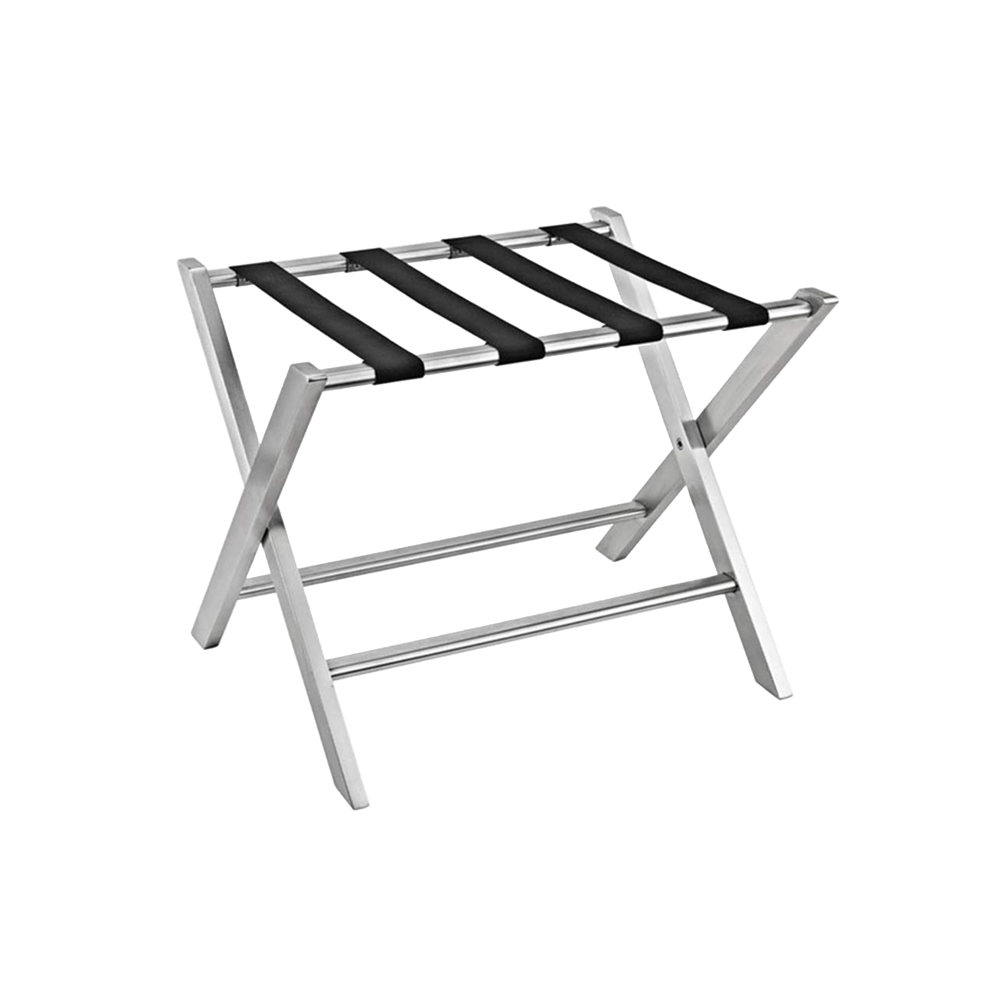 Silver Luggage Rack with 4 Nylon Straps