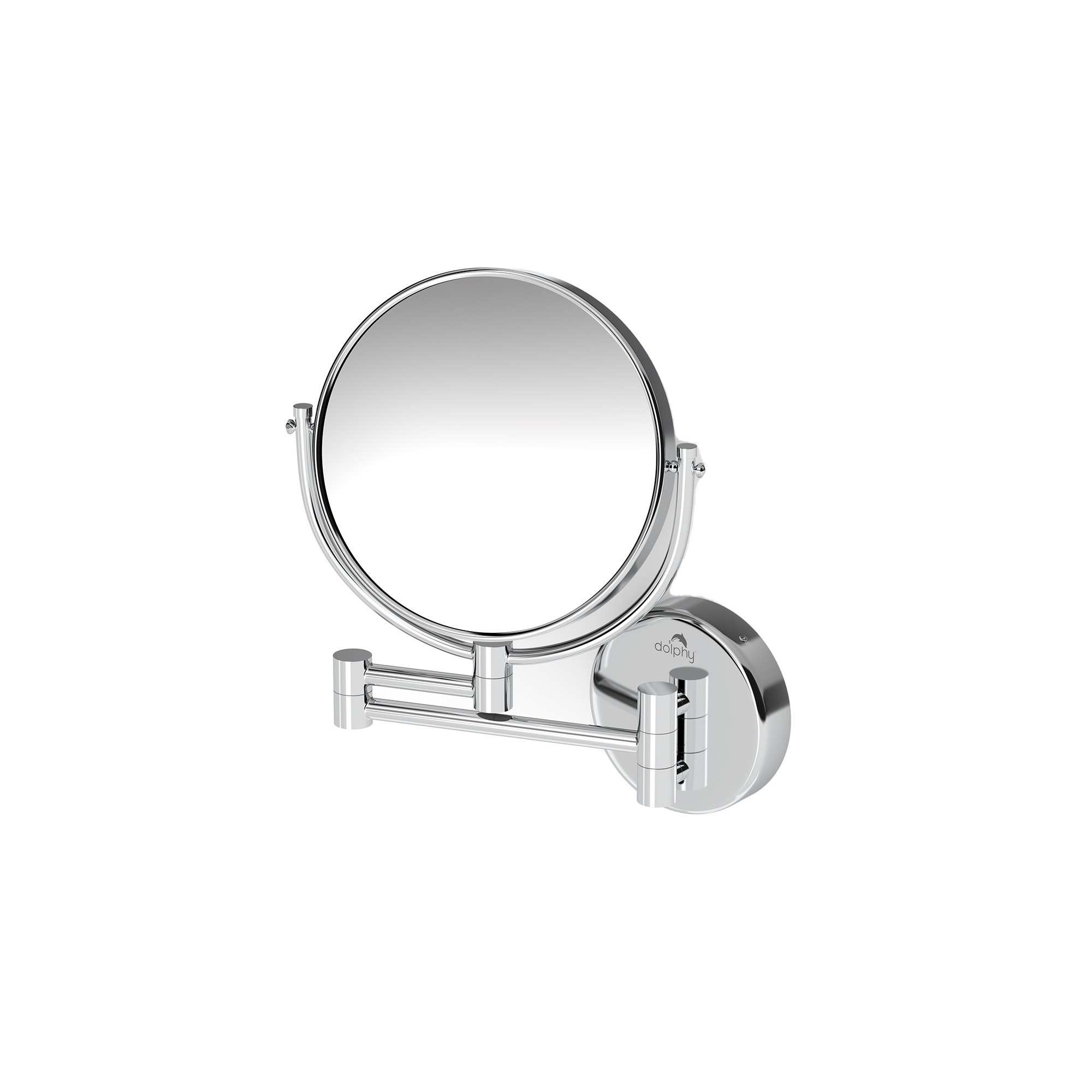 Silver 3X-Magnification Mirror
