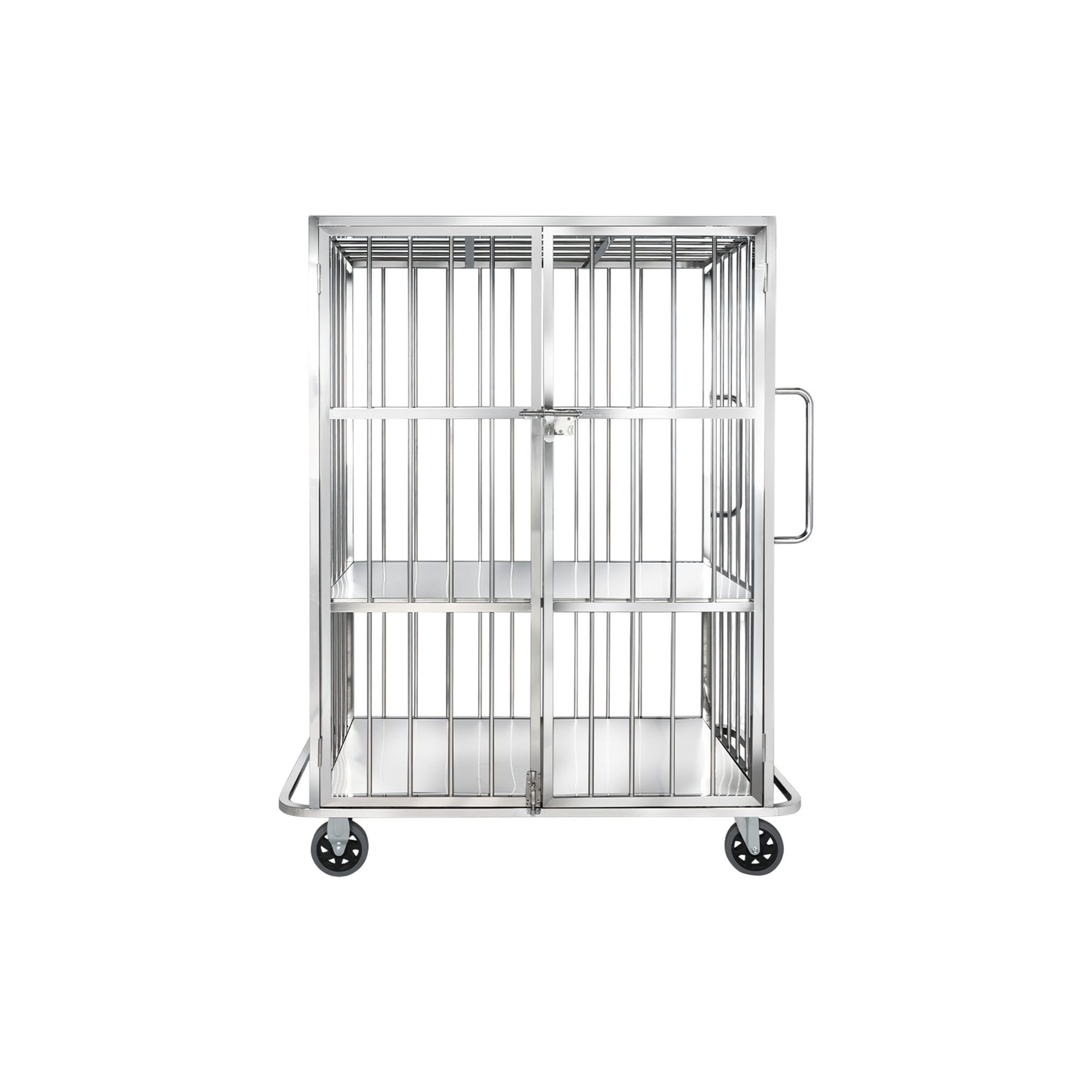 Stainless-Steel Laundry-Service Trolley