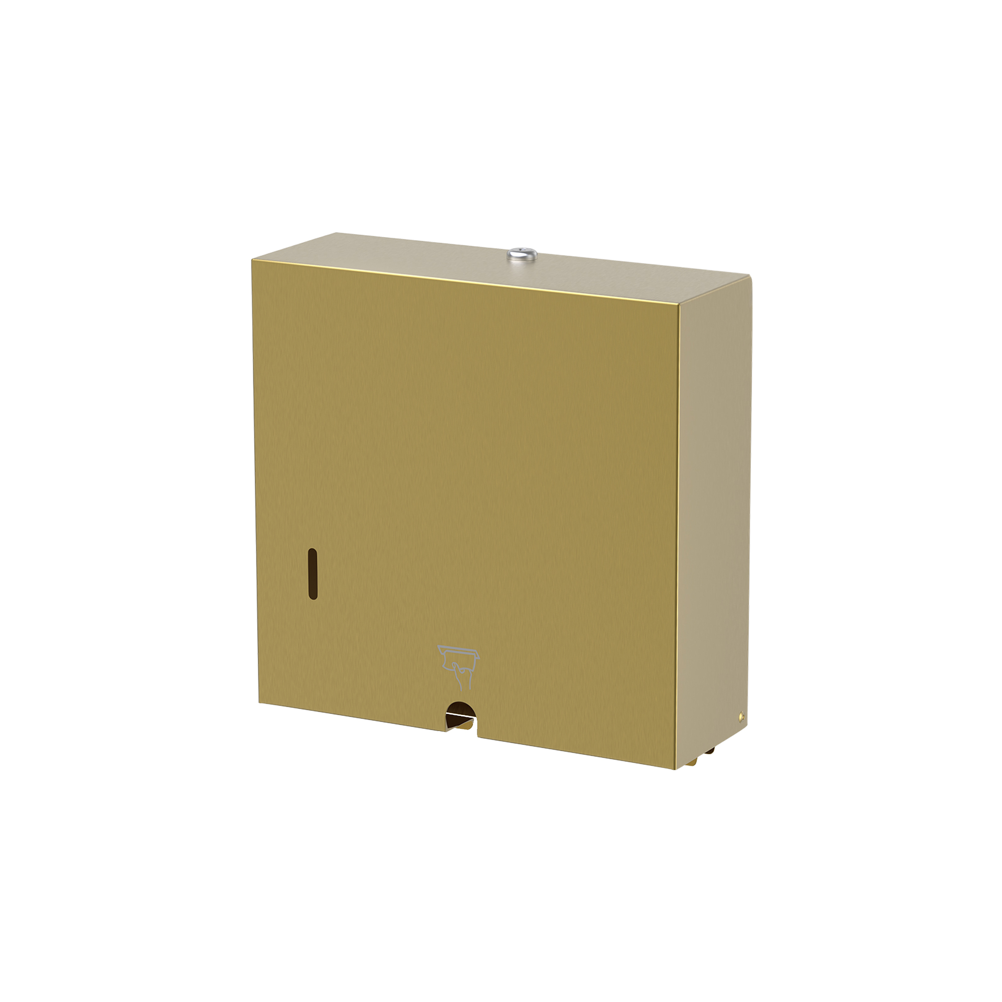 300-Tissue Capacity Gold Satin Paper Dispenser