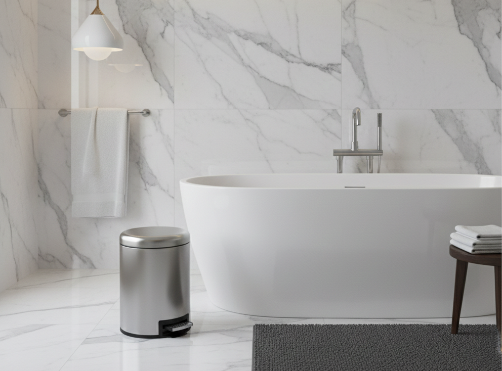 Buy Hotel Room Dustbins Wholesale: Dolphy's Stainless Steel Collection