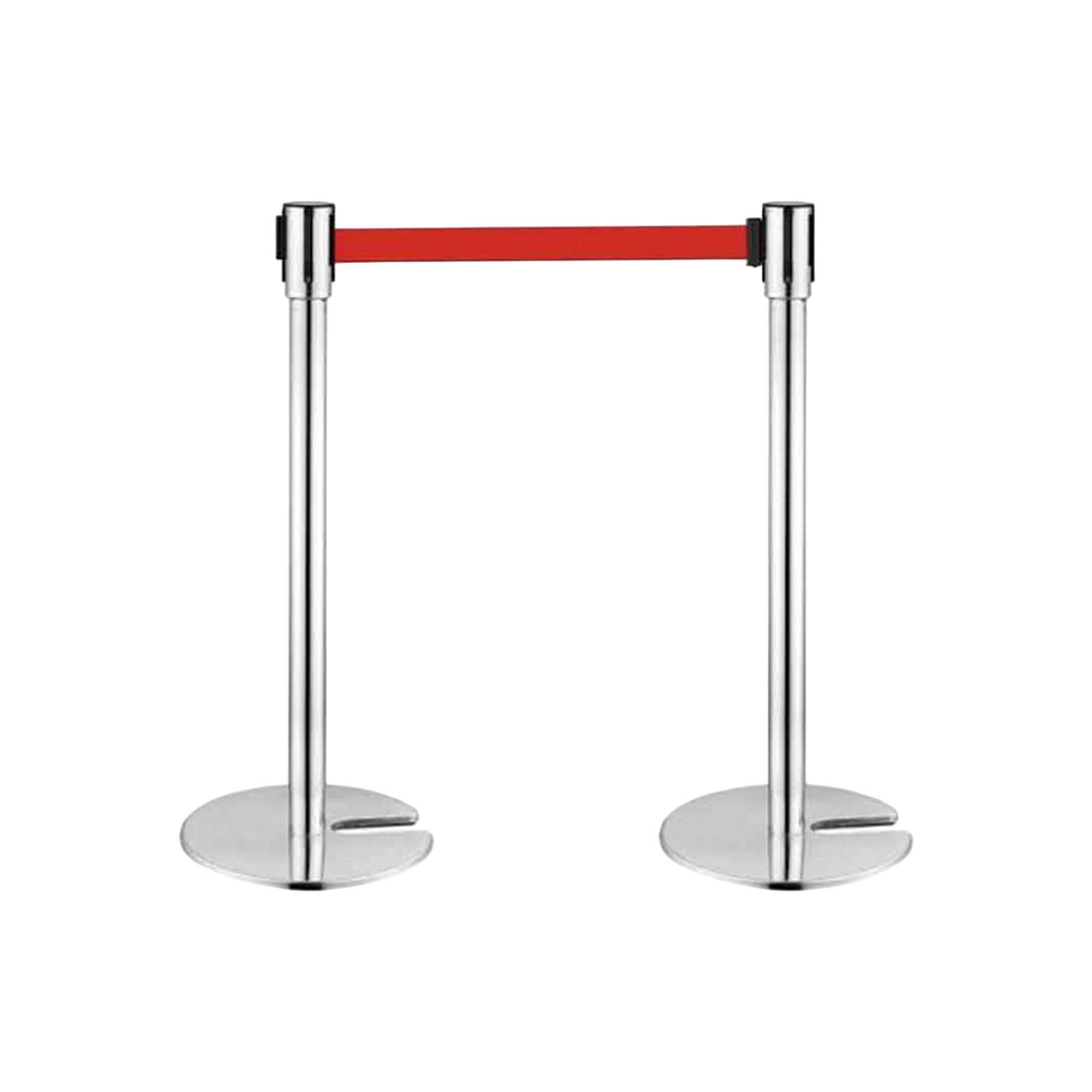 Silver Stainless Steel Retractable Belt