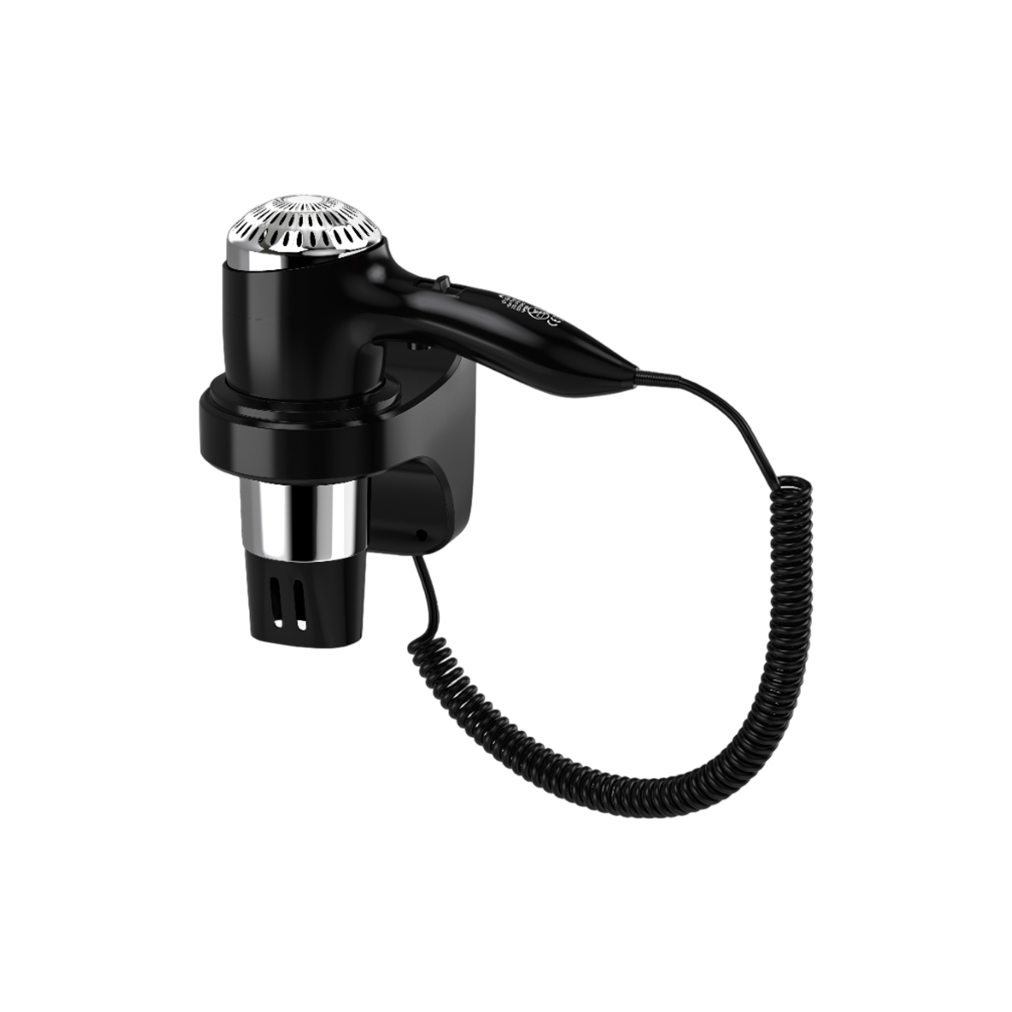 Black ABS 1600W Hair Dryer
