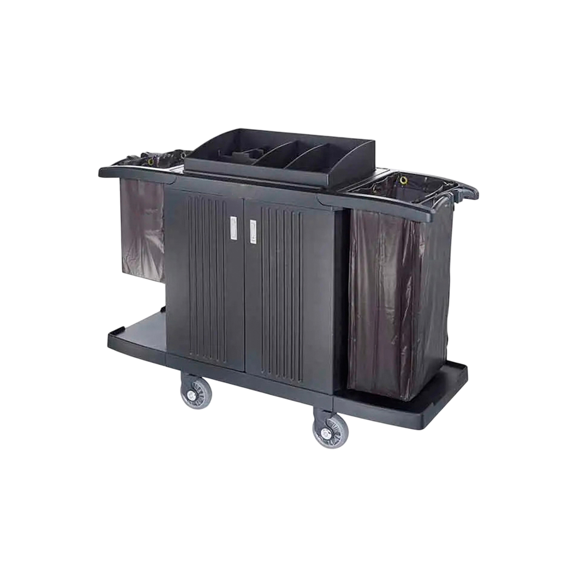 Polypropylene Plastic Housekeeping Trolley