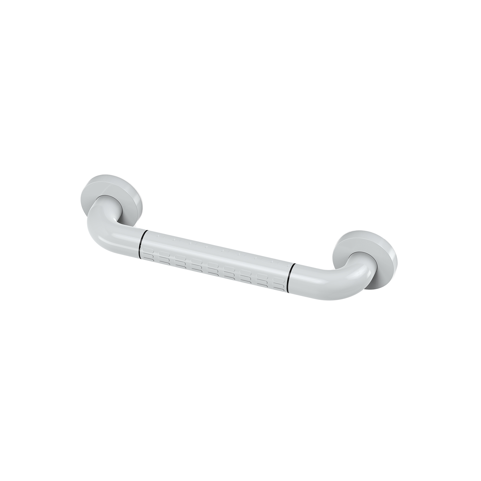 White Straight-Handrail Handicap Grab Bar