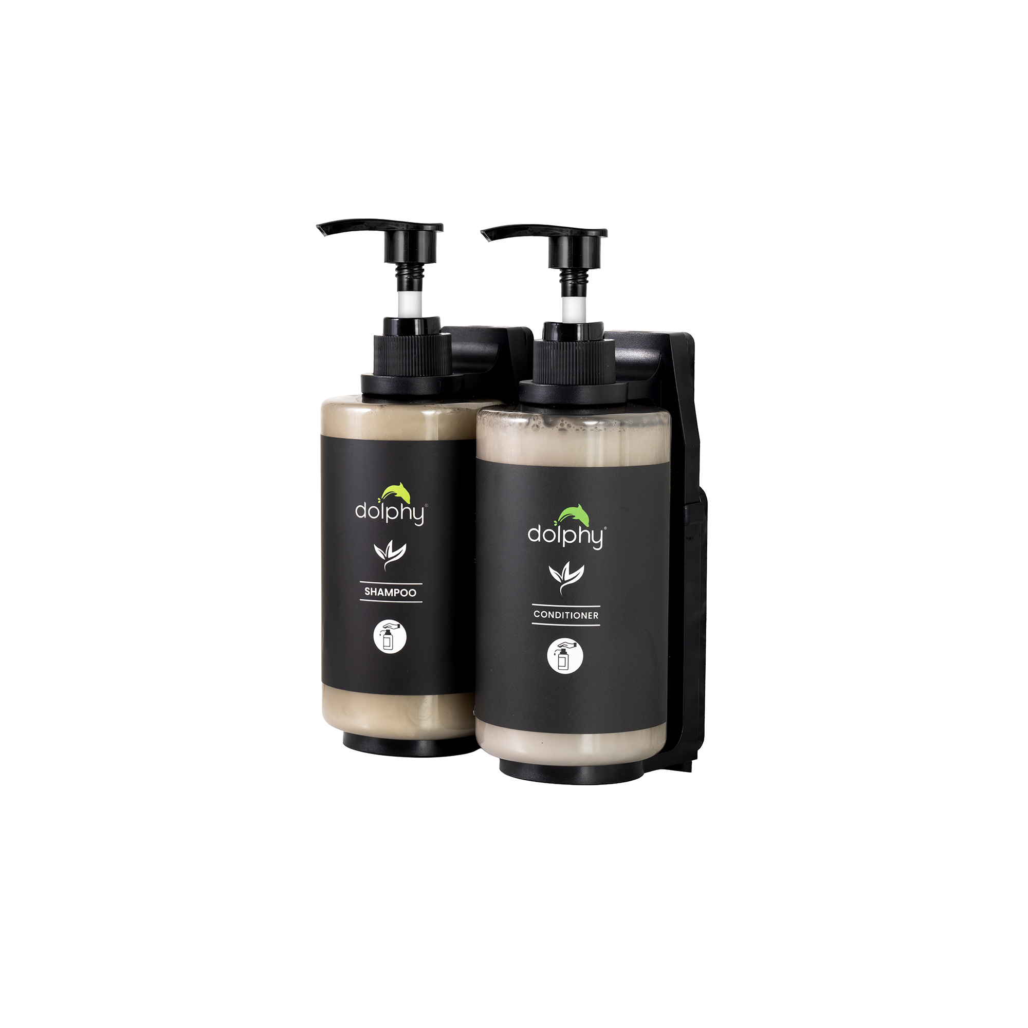 Manual pump soap dispenser bottle pack of 2