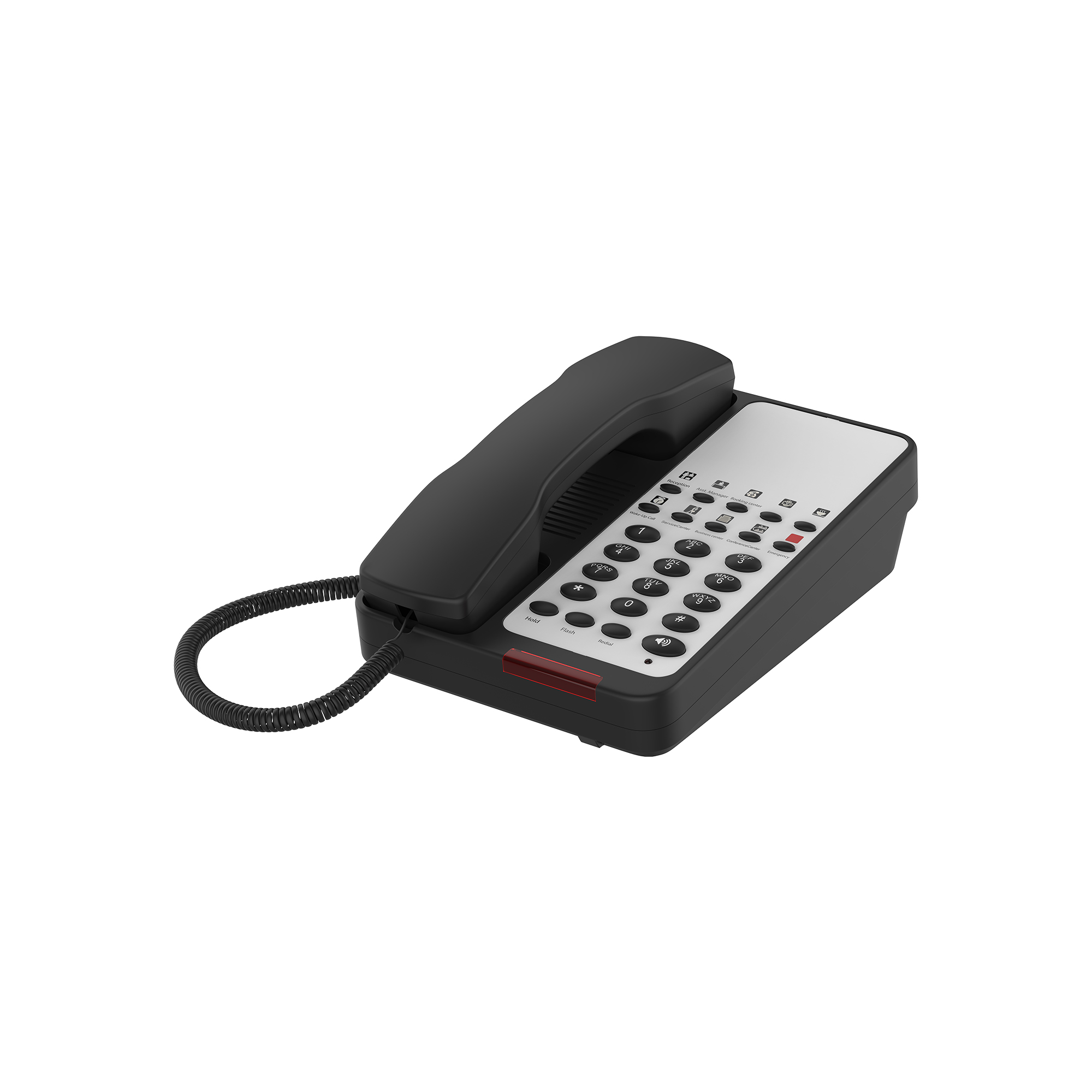 High-Quality, Top-Security Hotel Guest-Room Telephone