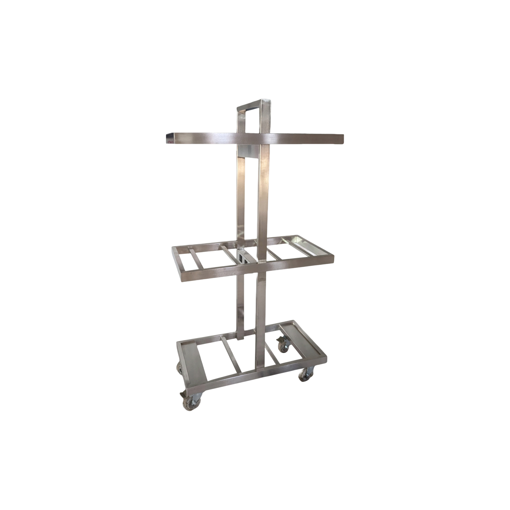 Stainless-Steel Hot-Box Storage Stand & Transportation Cart