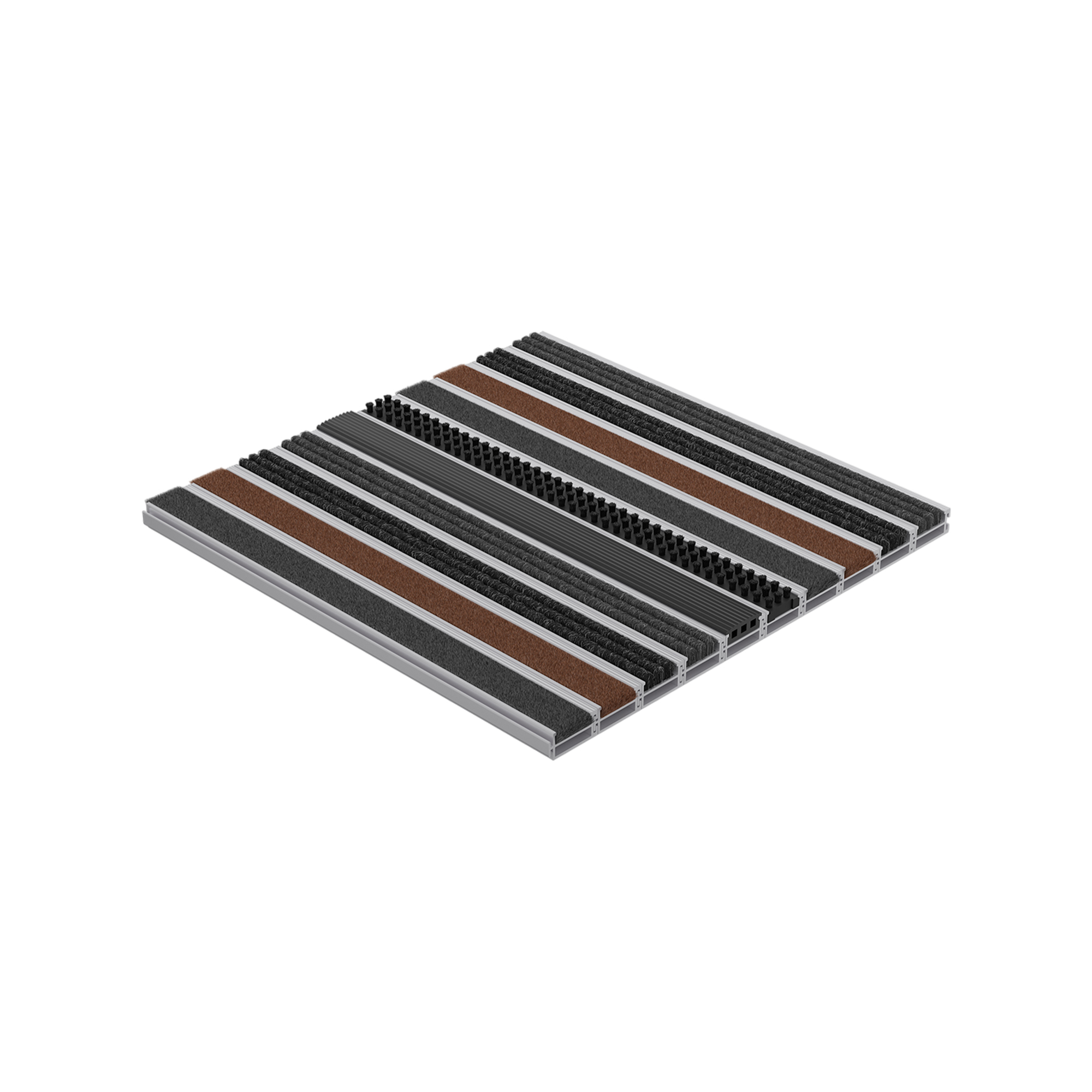 Interconnected Aluminium Dust-Buster Mat