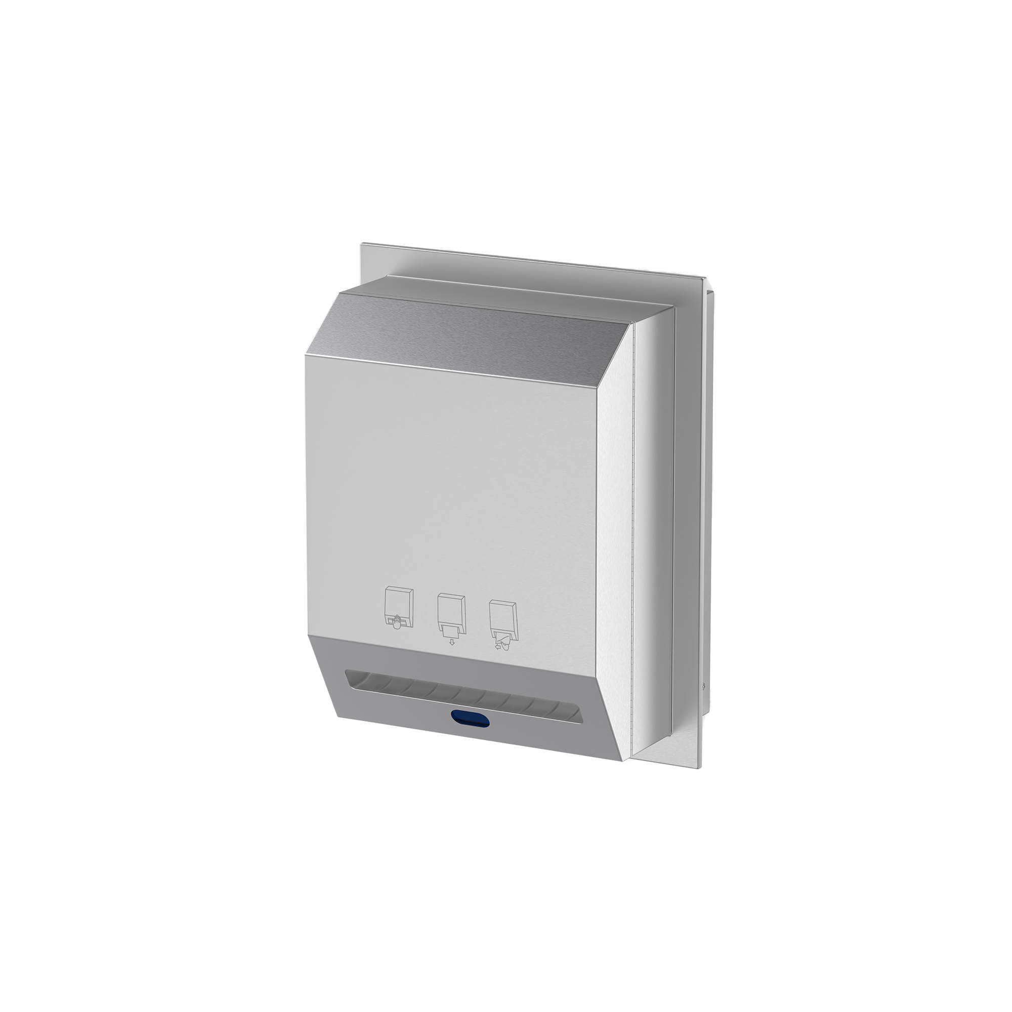 Stainless Steel Recessed Auto-Roll Towel Dispenser