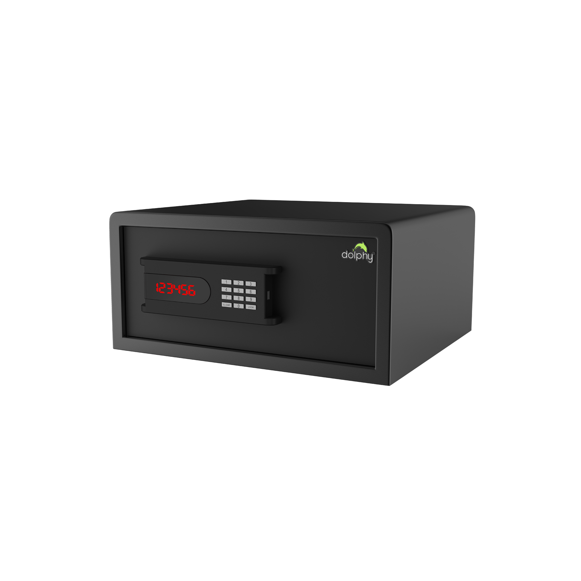Black Electric Safe with Auto-Freeze Function