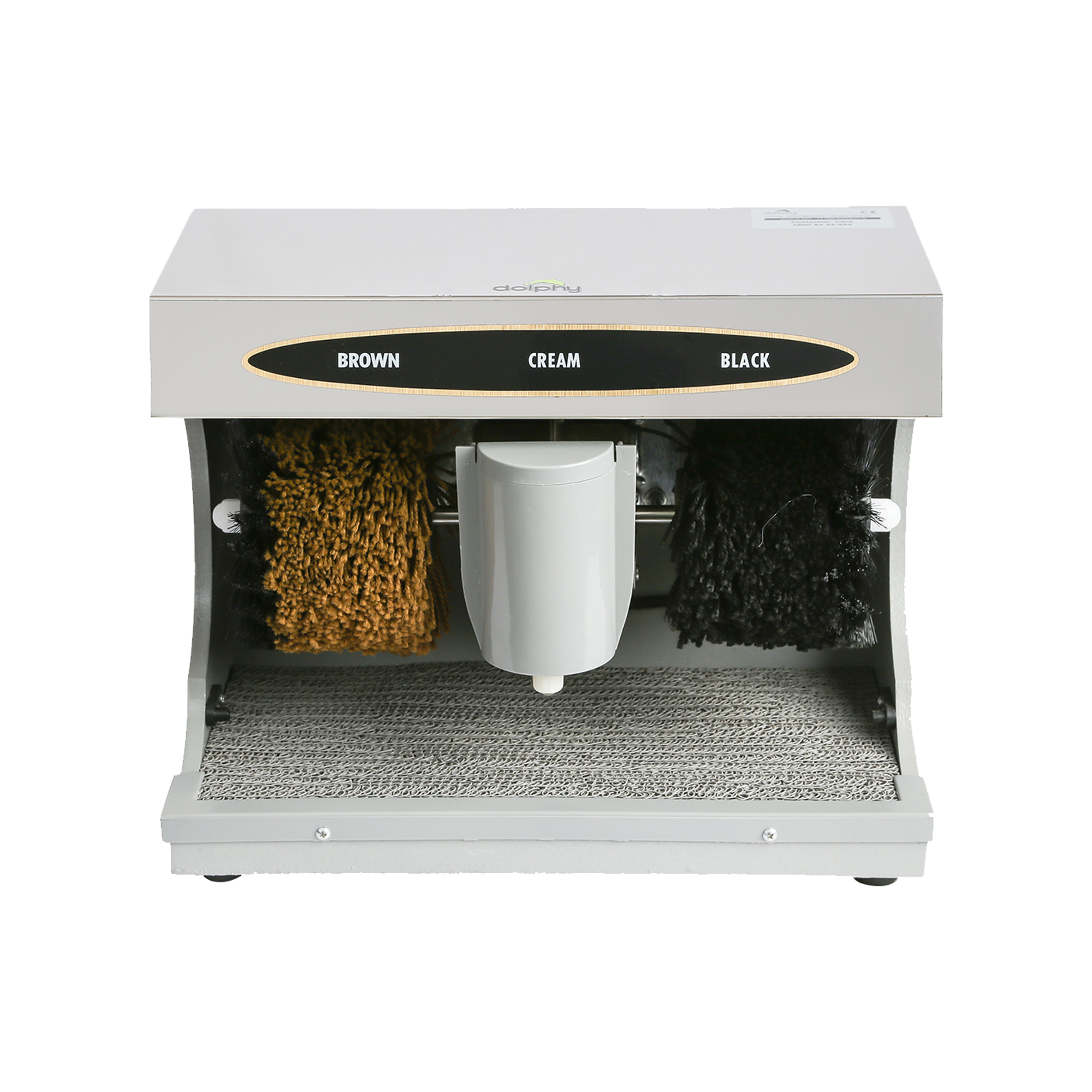 Silver Automatic Shoe-Shining Machine