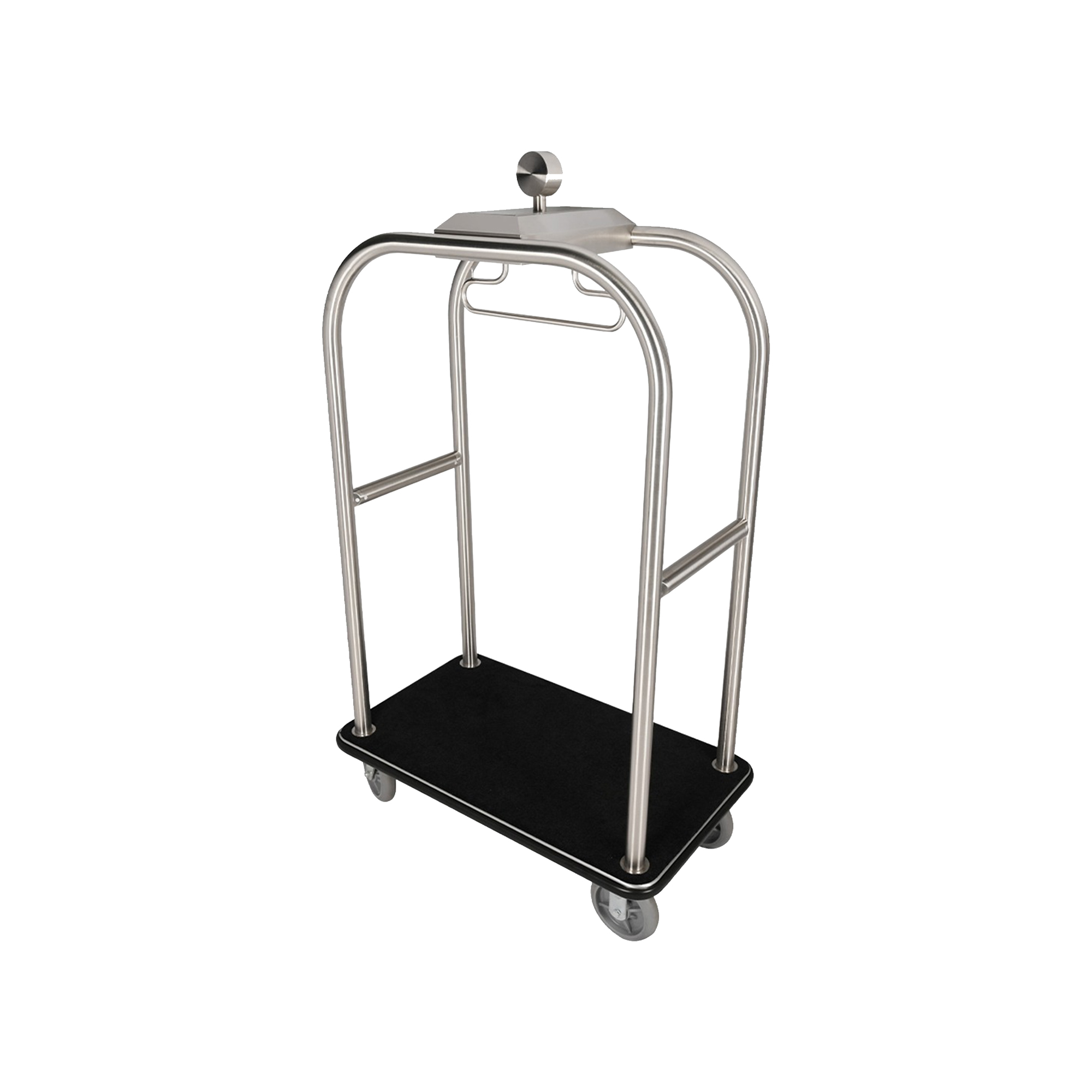 Silver Luggage Trolley