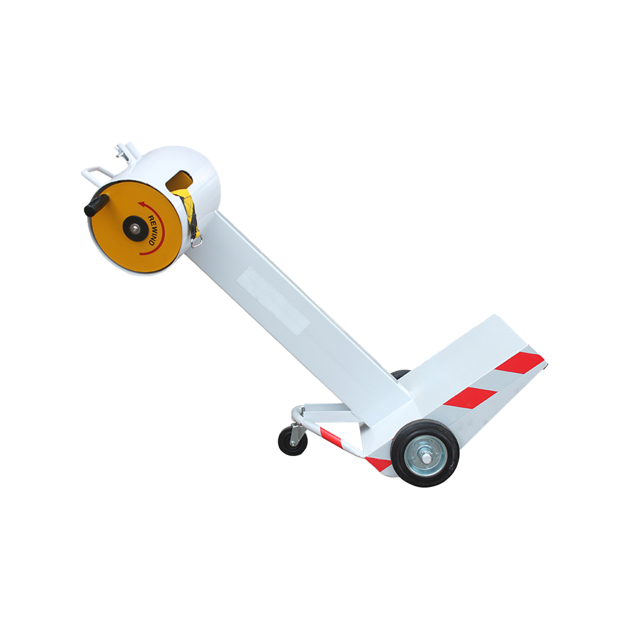 Dual Retractable Barrier with Two 28m Belts and Reflective Tape