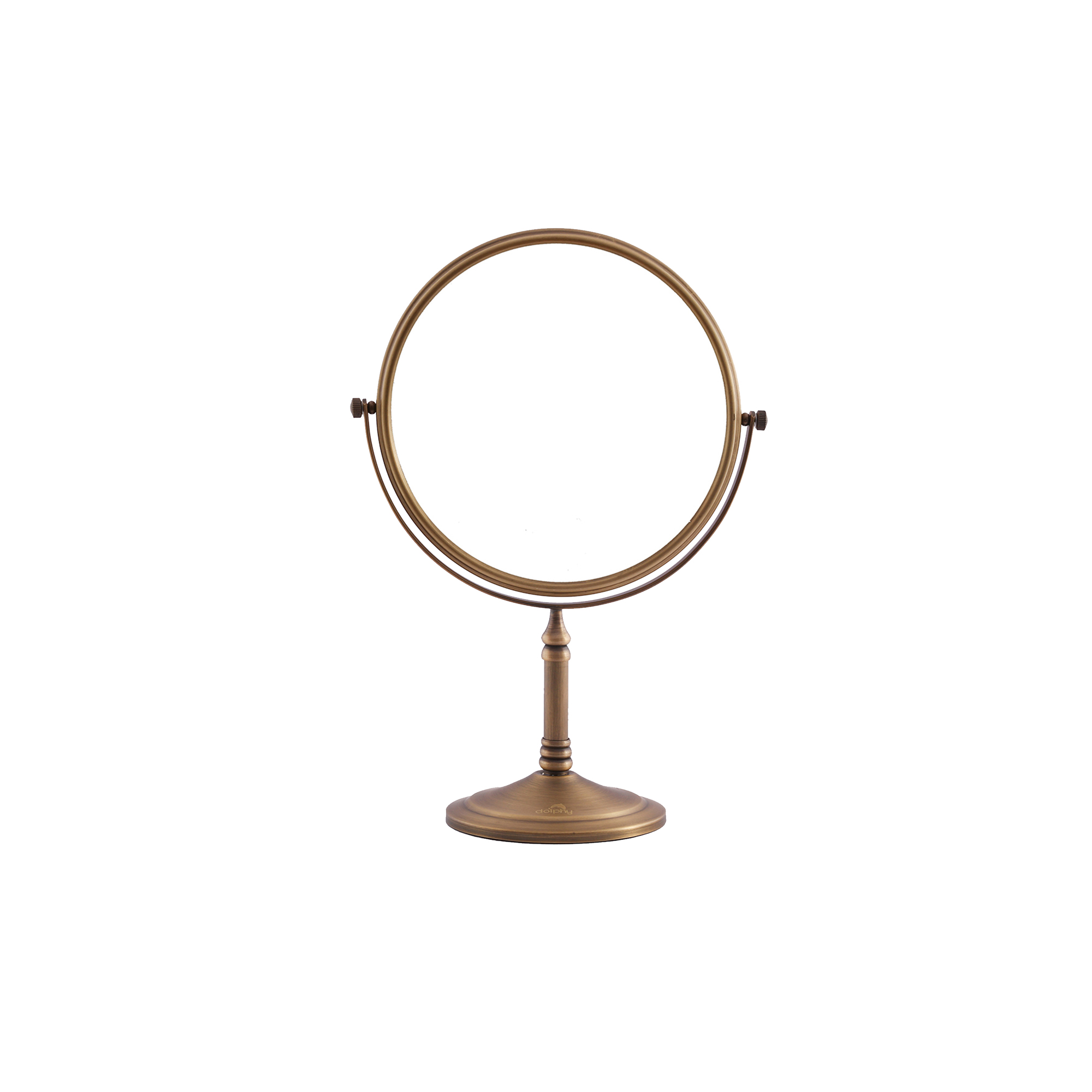 Round Magnifying Mirror with Table Mount
