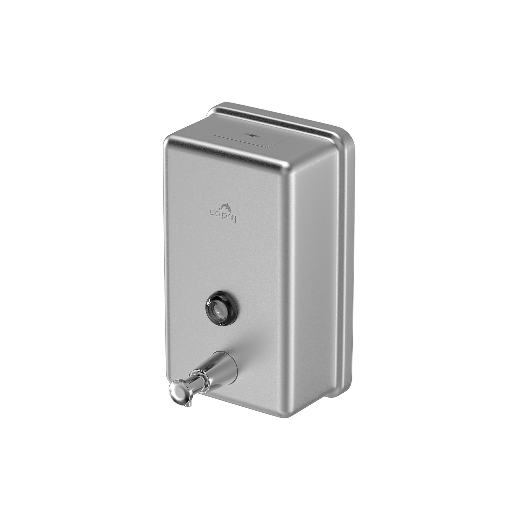 Silver Rectangle Soap Dispenser 1100ml