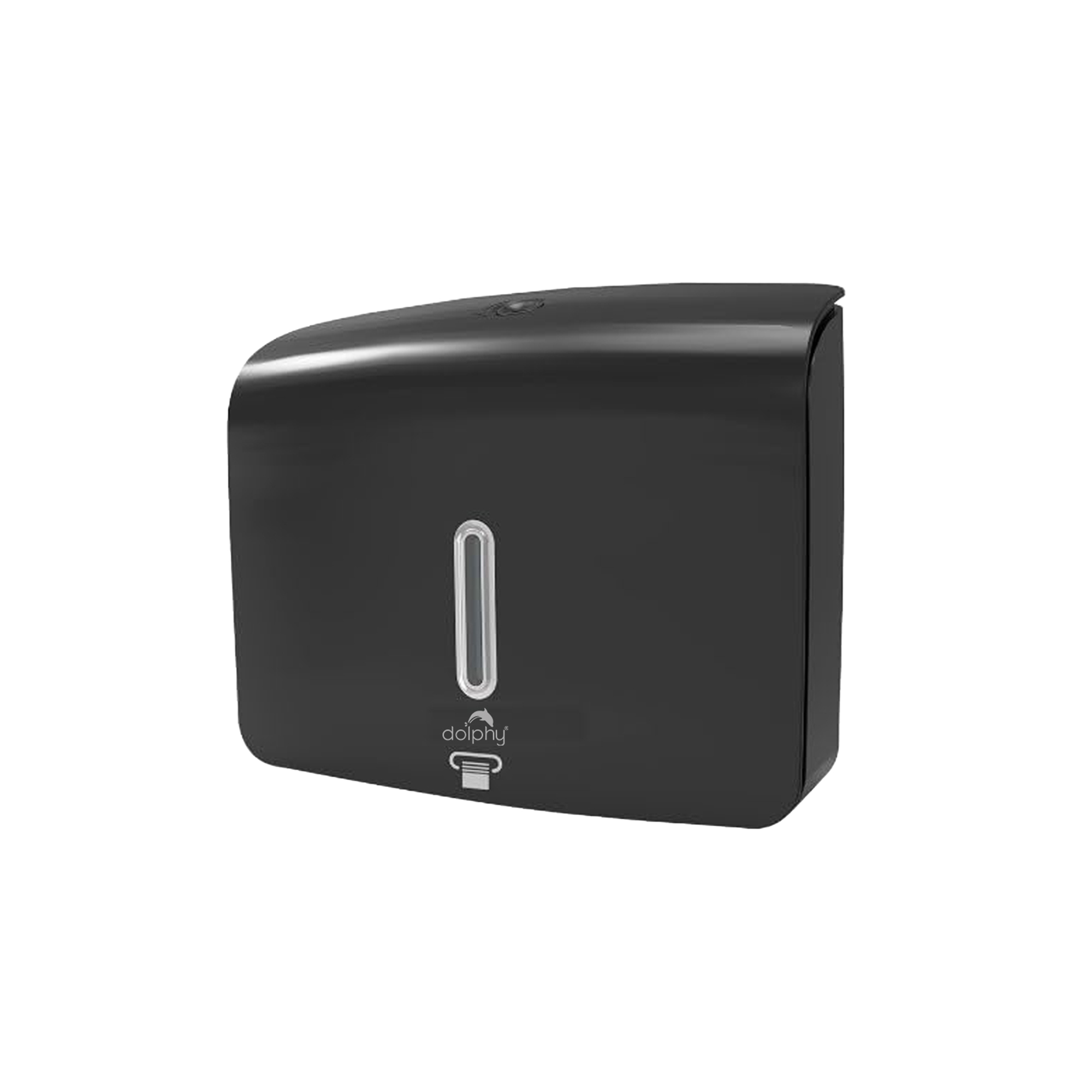 Black Multifold Mini Paper Dispenser ABS