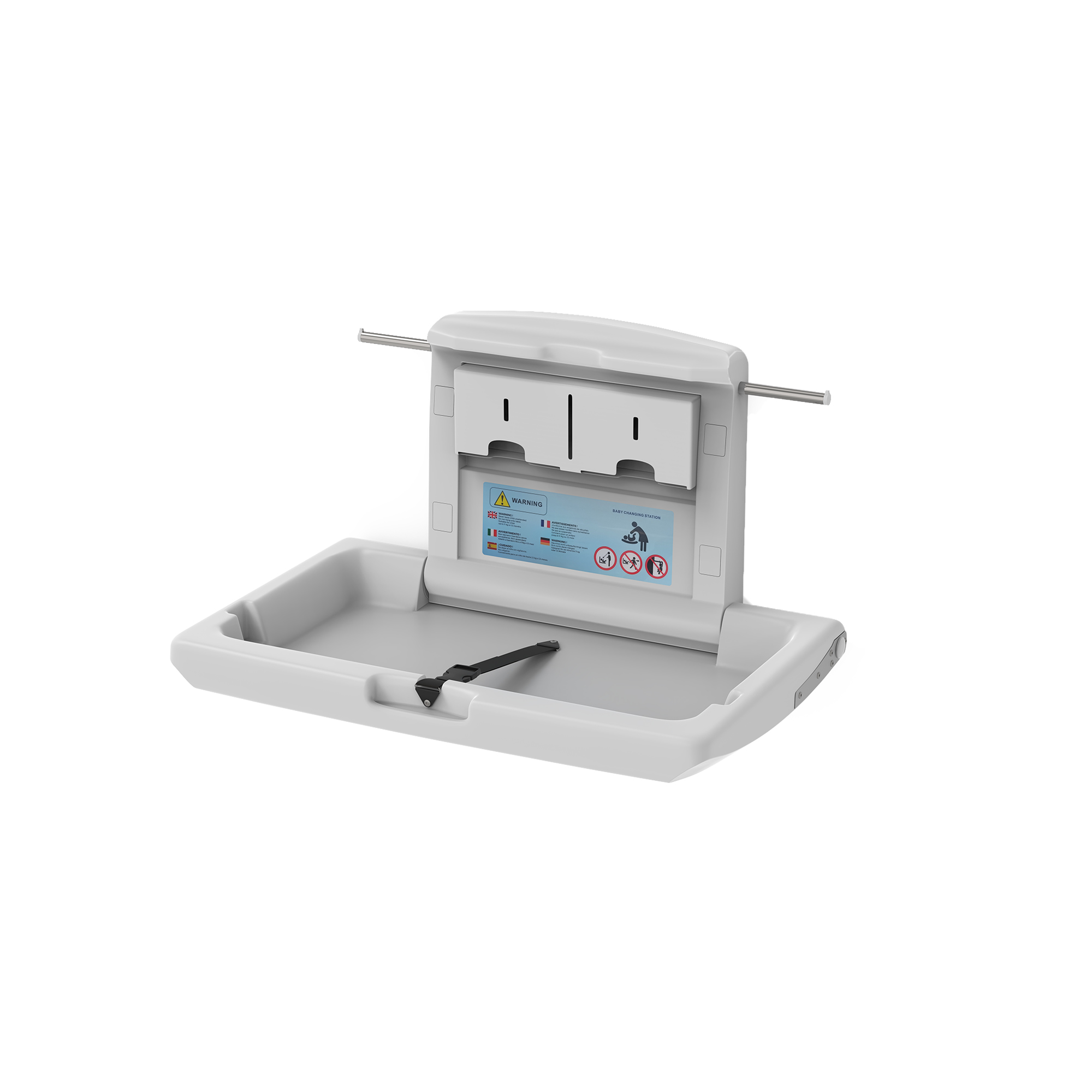 White HDPE Baby Changing Station (25kg)