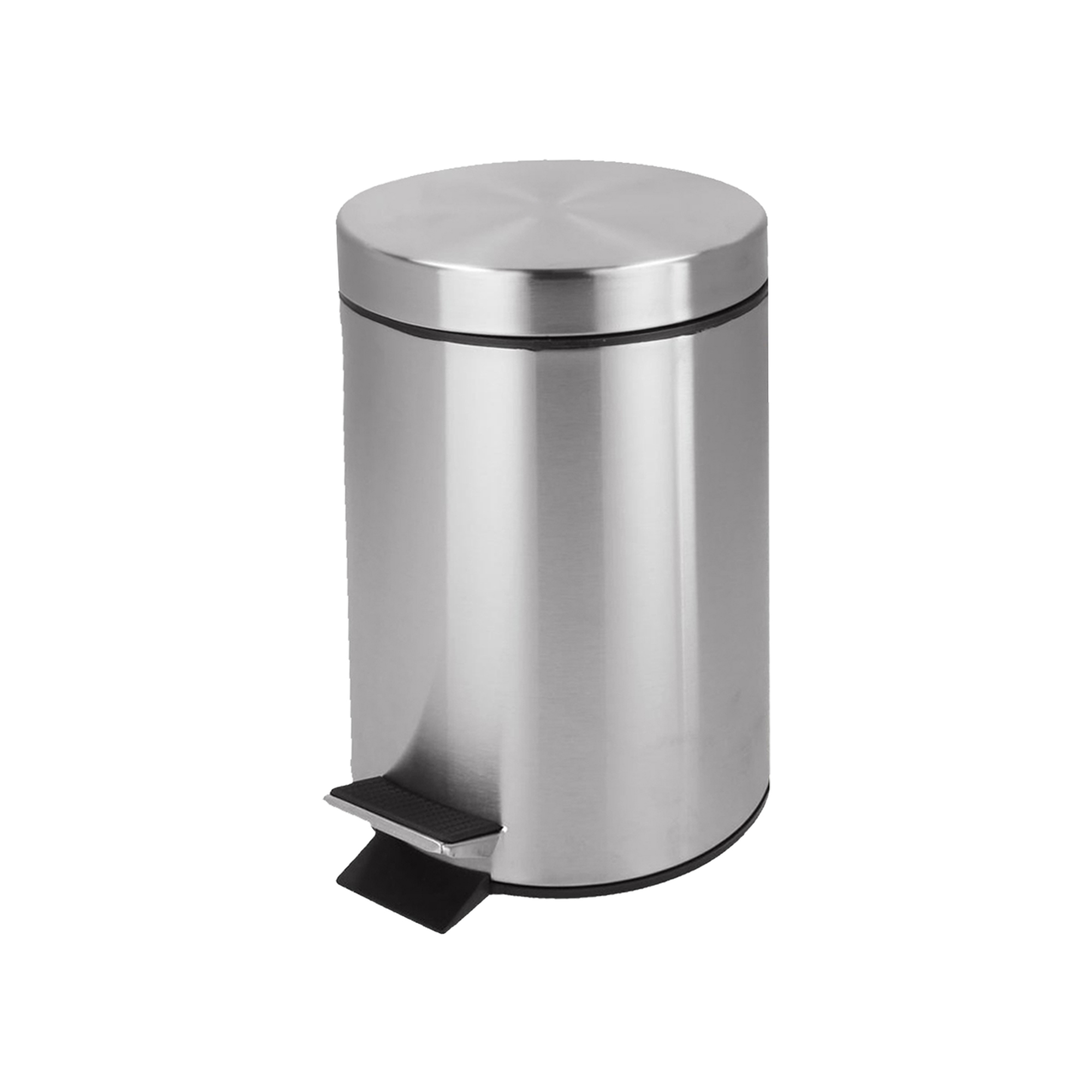 3L Stainless-Steel Round Pedal Bin