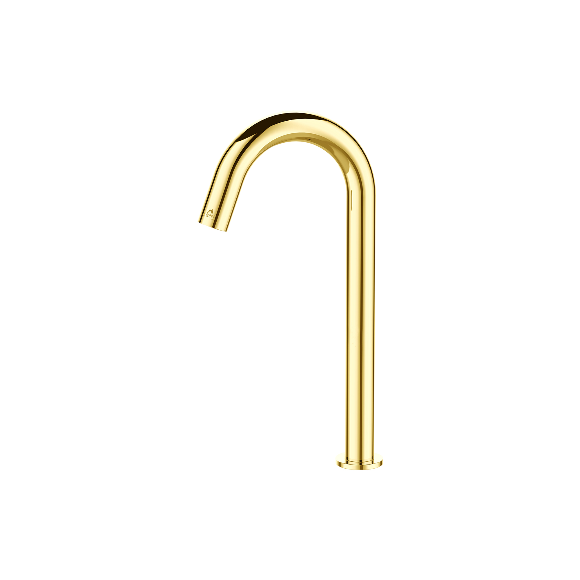 Gold Brass Counter-Mount Infrared Sensor Tap