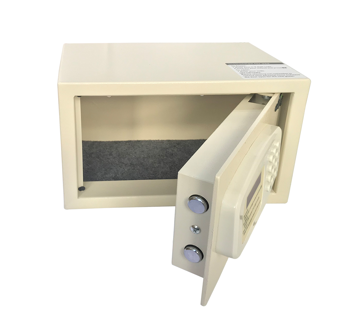 White Electric Safe With led display Screen