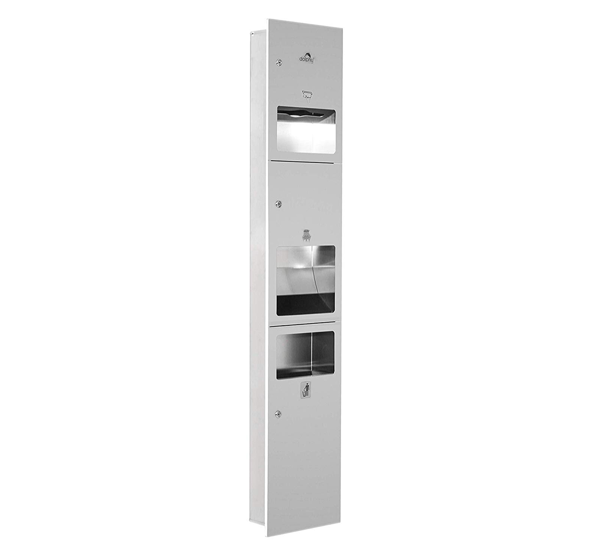 Silver Stainless Steel Recessed Panel 21 L