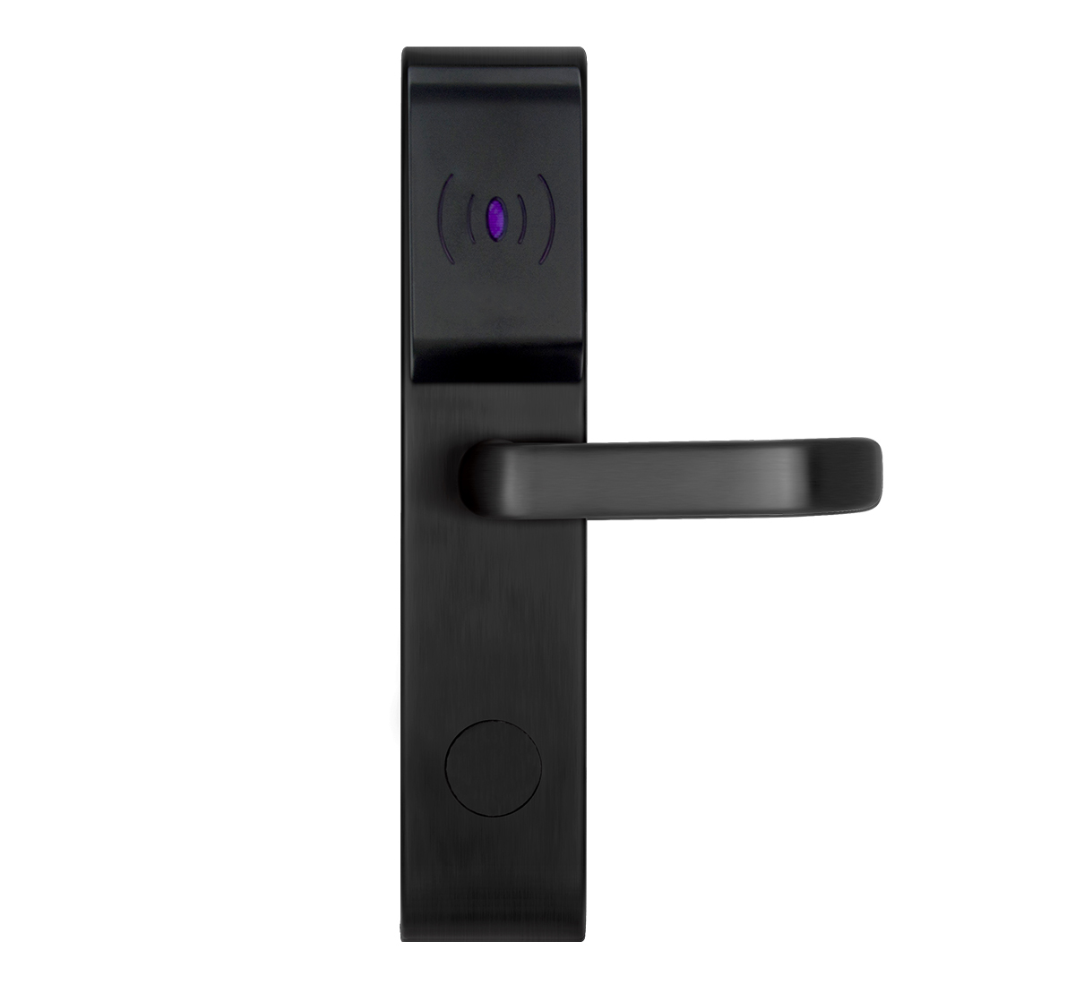 Black matte rfid door lock with digital sensor