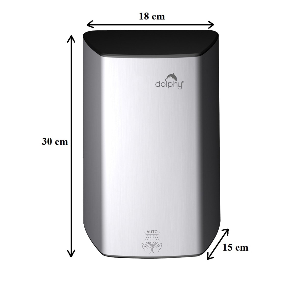 Silver Hand dryer with brushless motor 